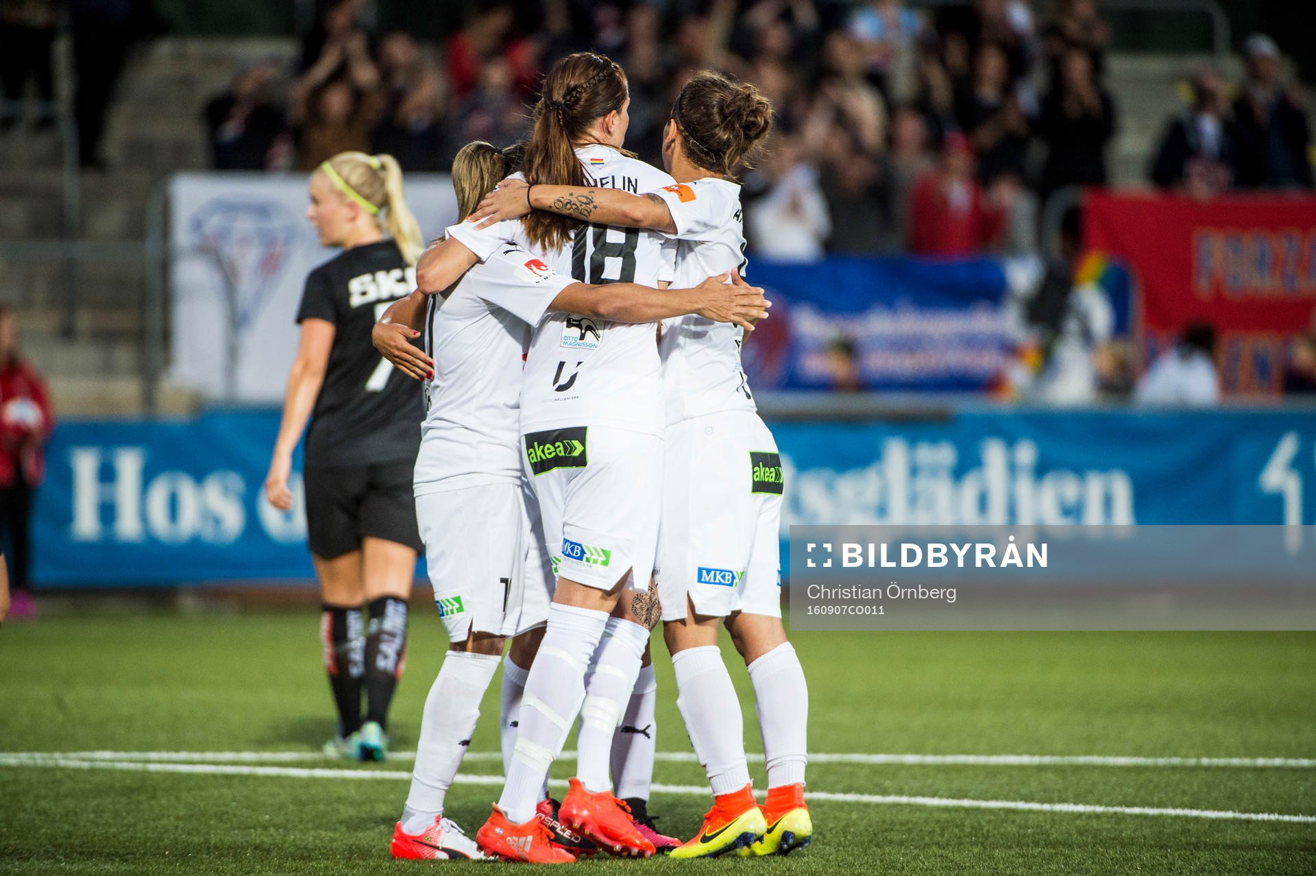 Rosengårds Marta Viera Da Silva, Lotta Schelin och Natasa