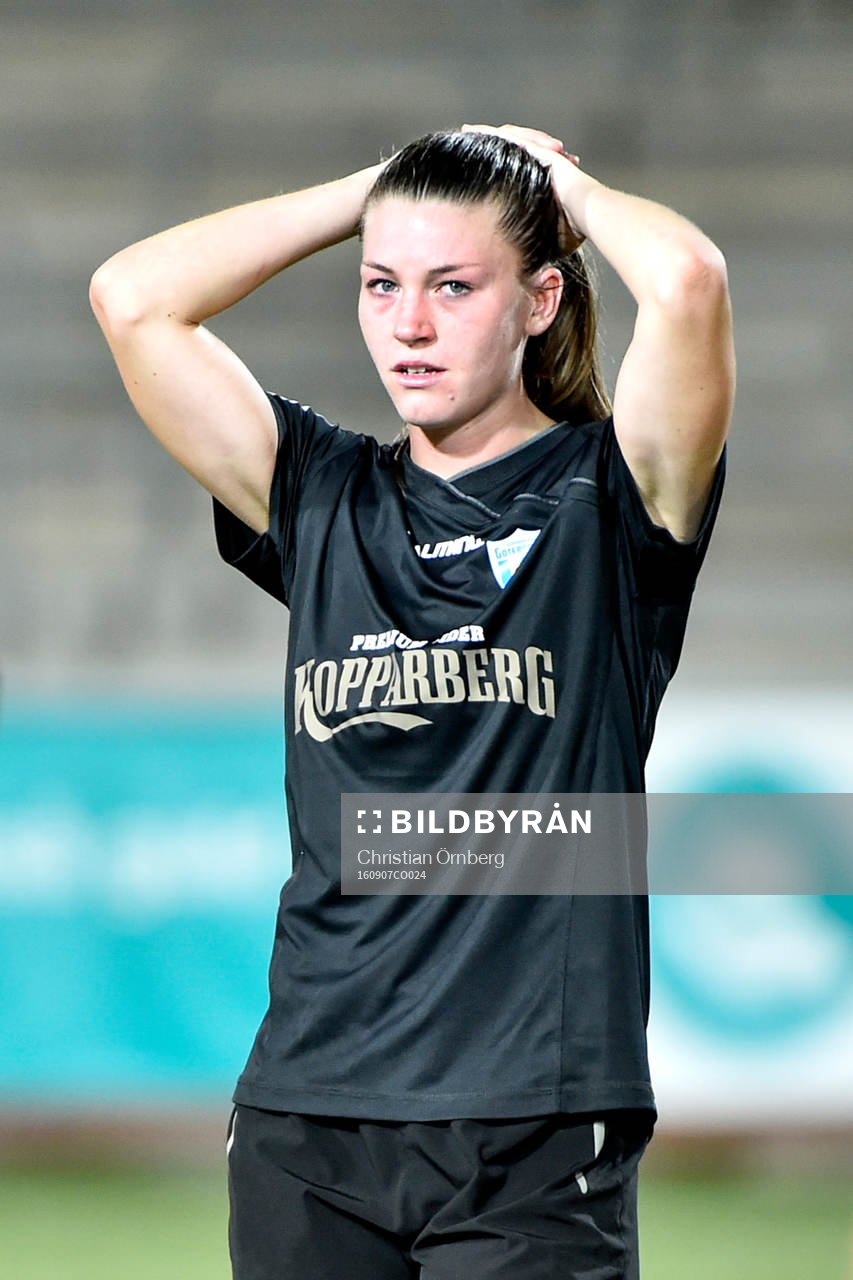 Göteborgs Pauline Hammarlund  deppar