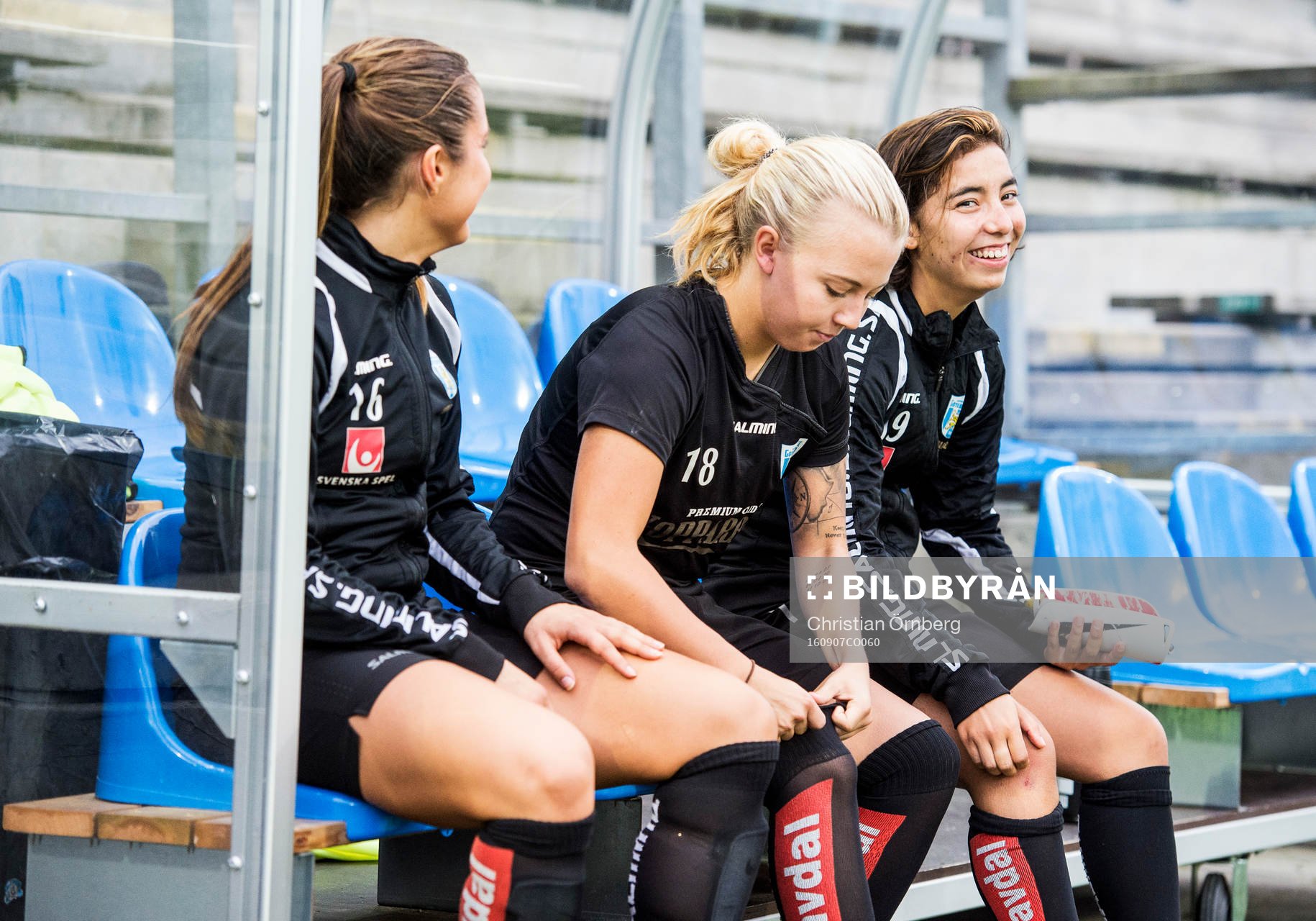 Göteborgs Irvina Bajramovic, Nathalie Persson och Annahita