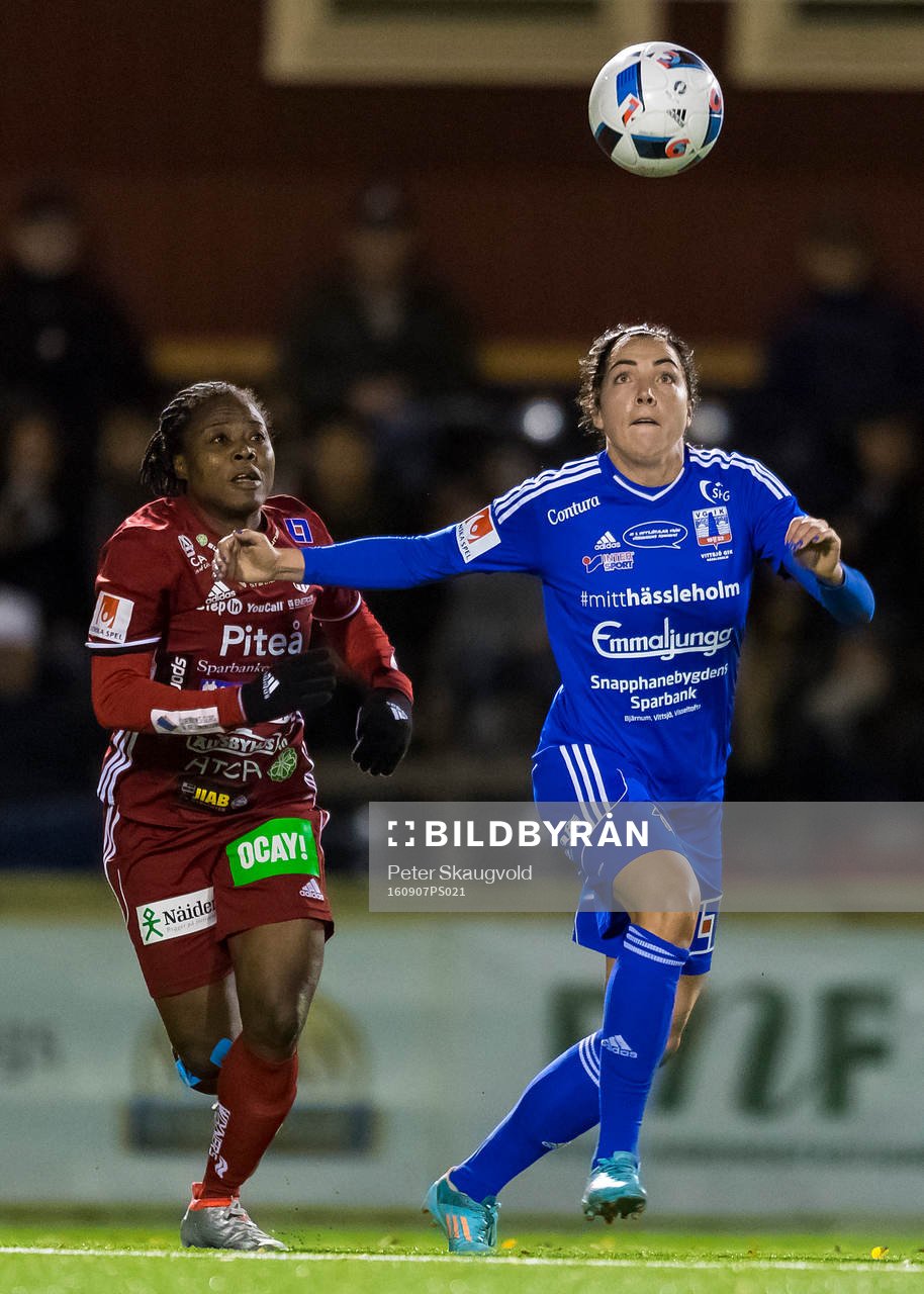 Piteås Faith Ikidi och Vittsjös Clara Markstedt