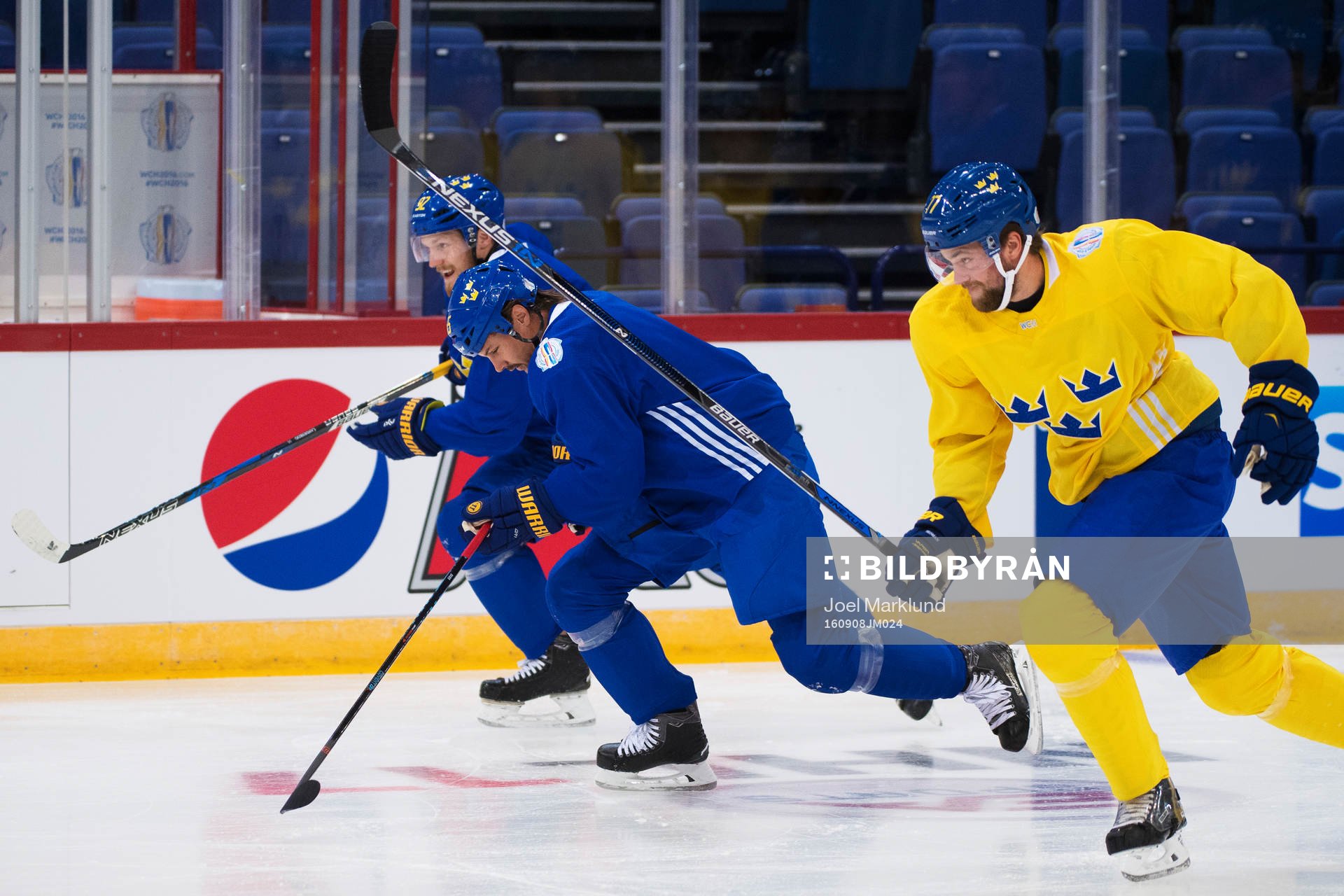 Gabriel Landeskog, Erik Karlsson och Victor Hedman