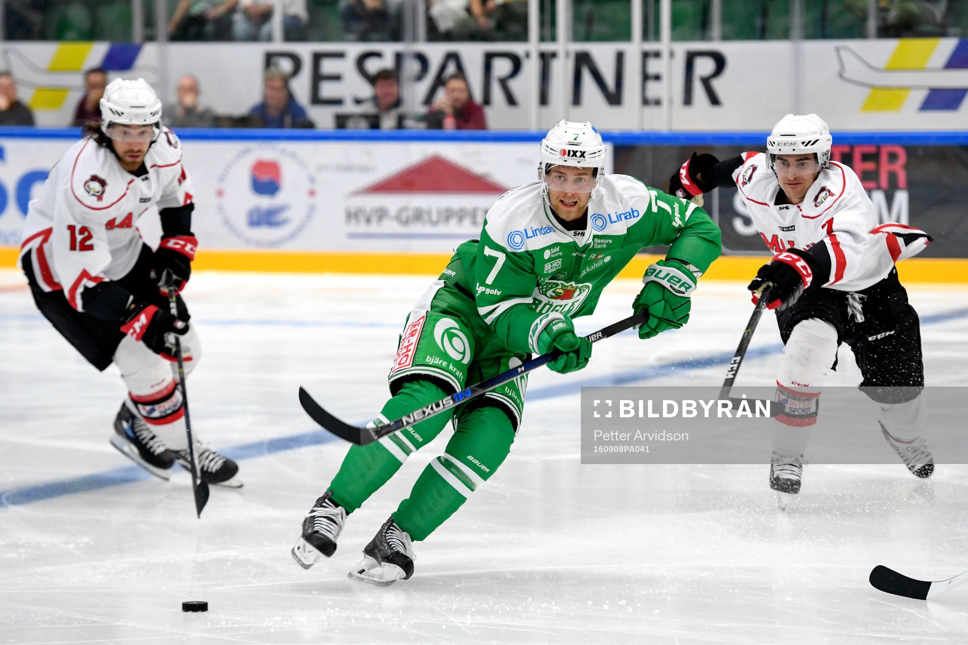 Malmö Redhawks Andreas Thuresson och André Benoit och
