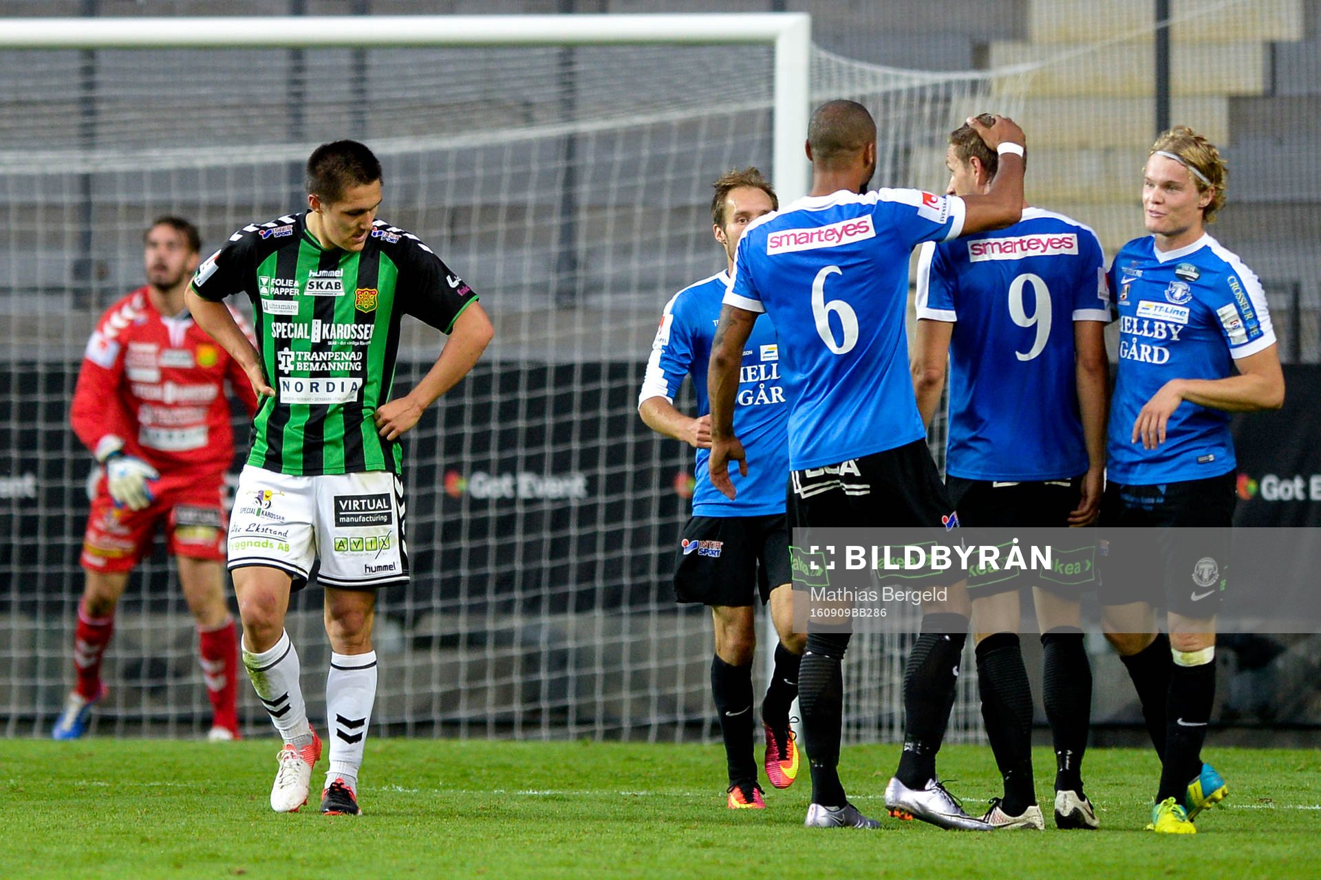 GAIS Johan Ramhorn deppar och Trelleborgs Marcus Pode