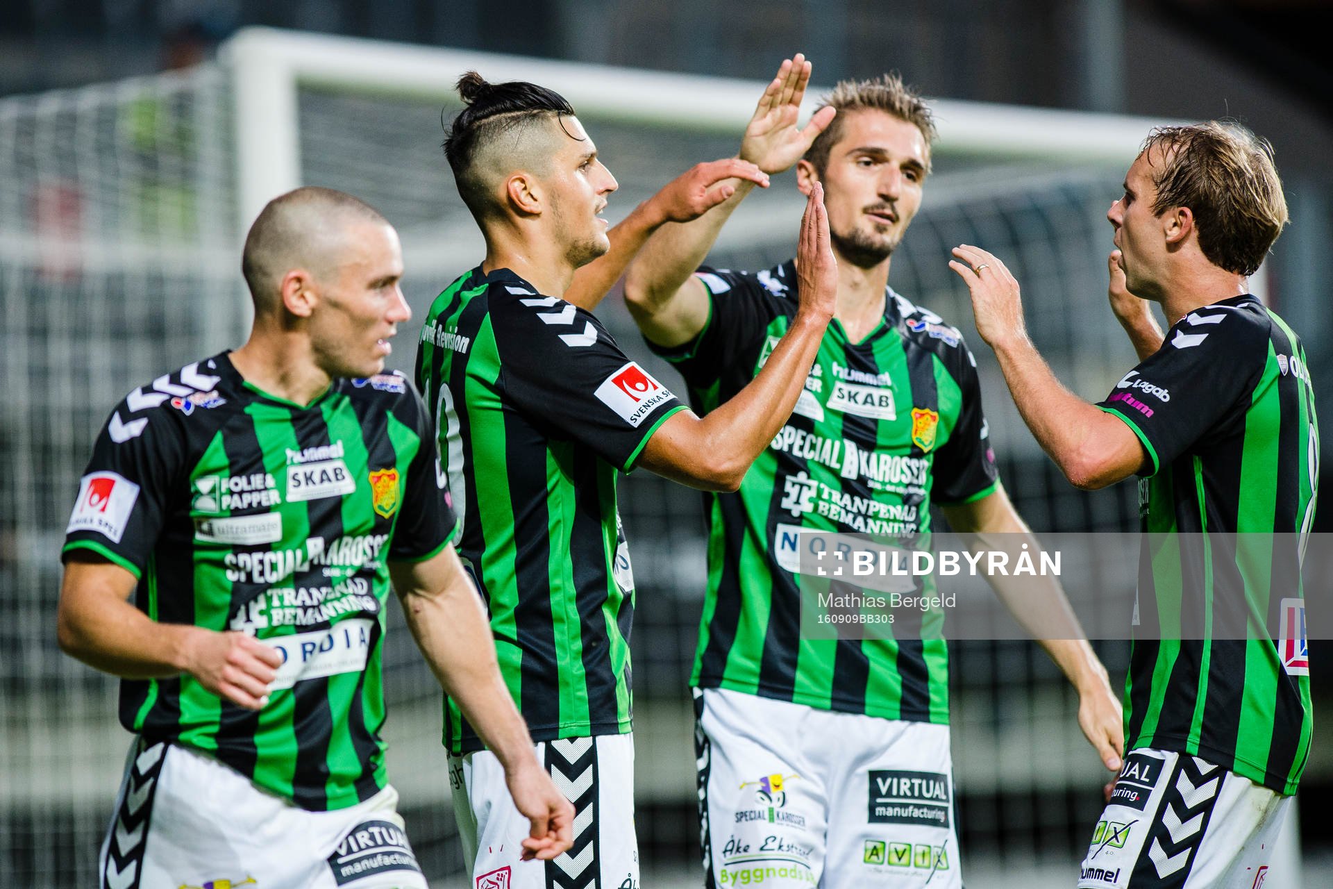 GAIS James Sinclair, Dardan Rexhepi och Craig Henderson