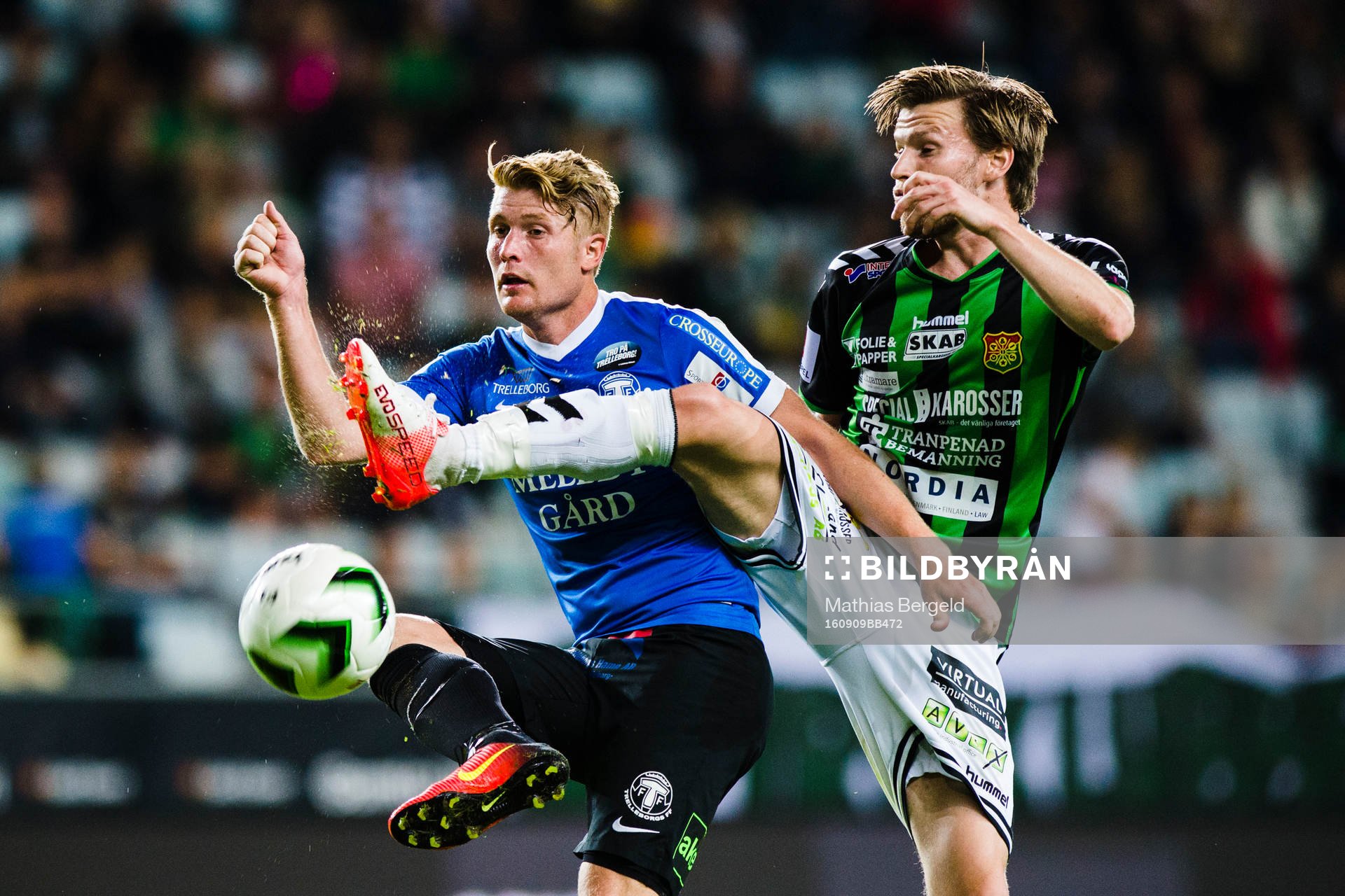 Trelleborgs Robin Andersson och GAIS Johan Lundgren i