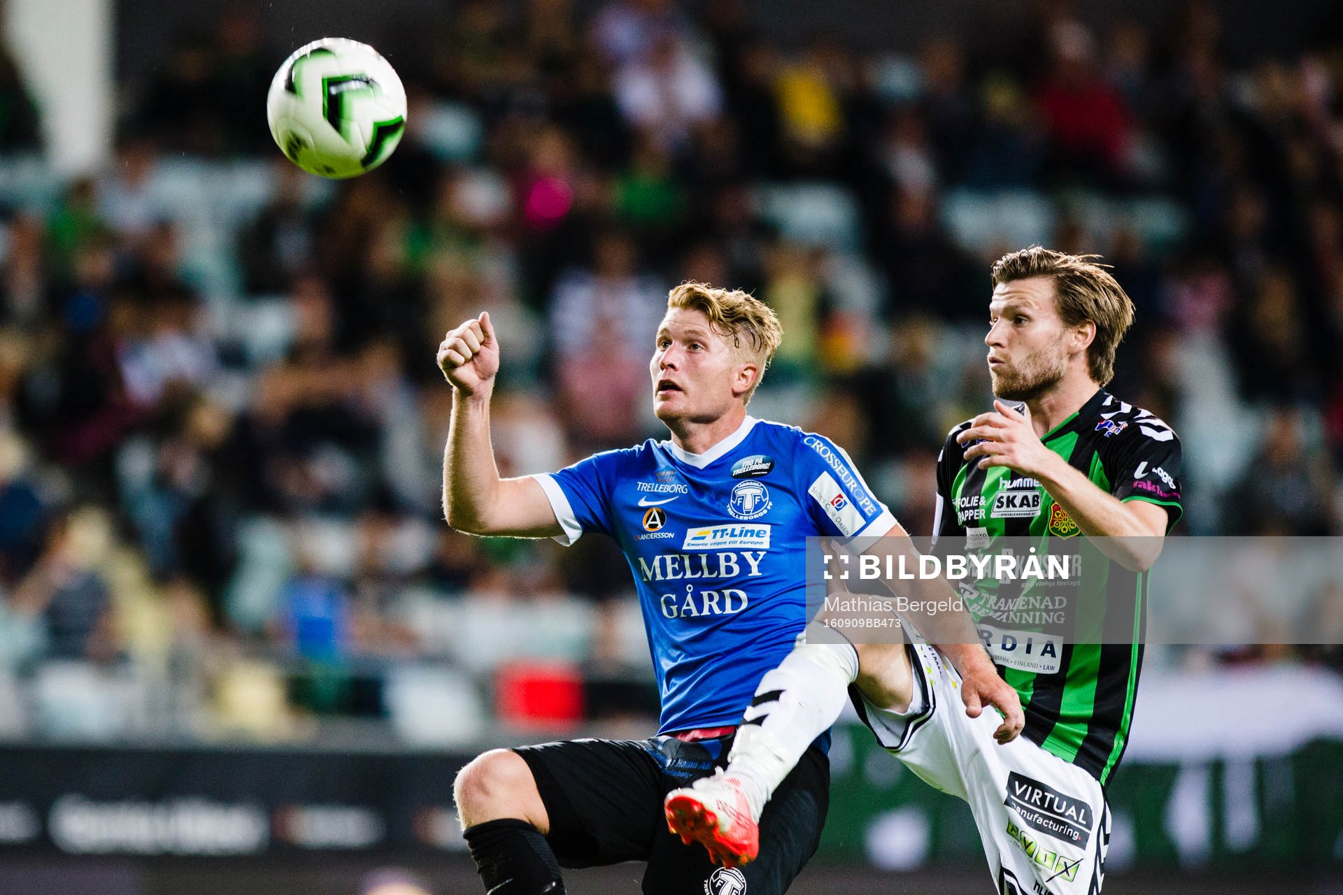 Trelleborgs Robin Andersson och GAIS Johan Lundgren i