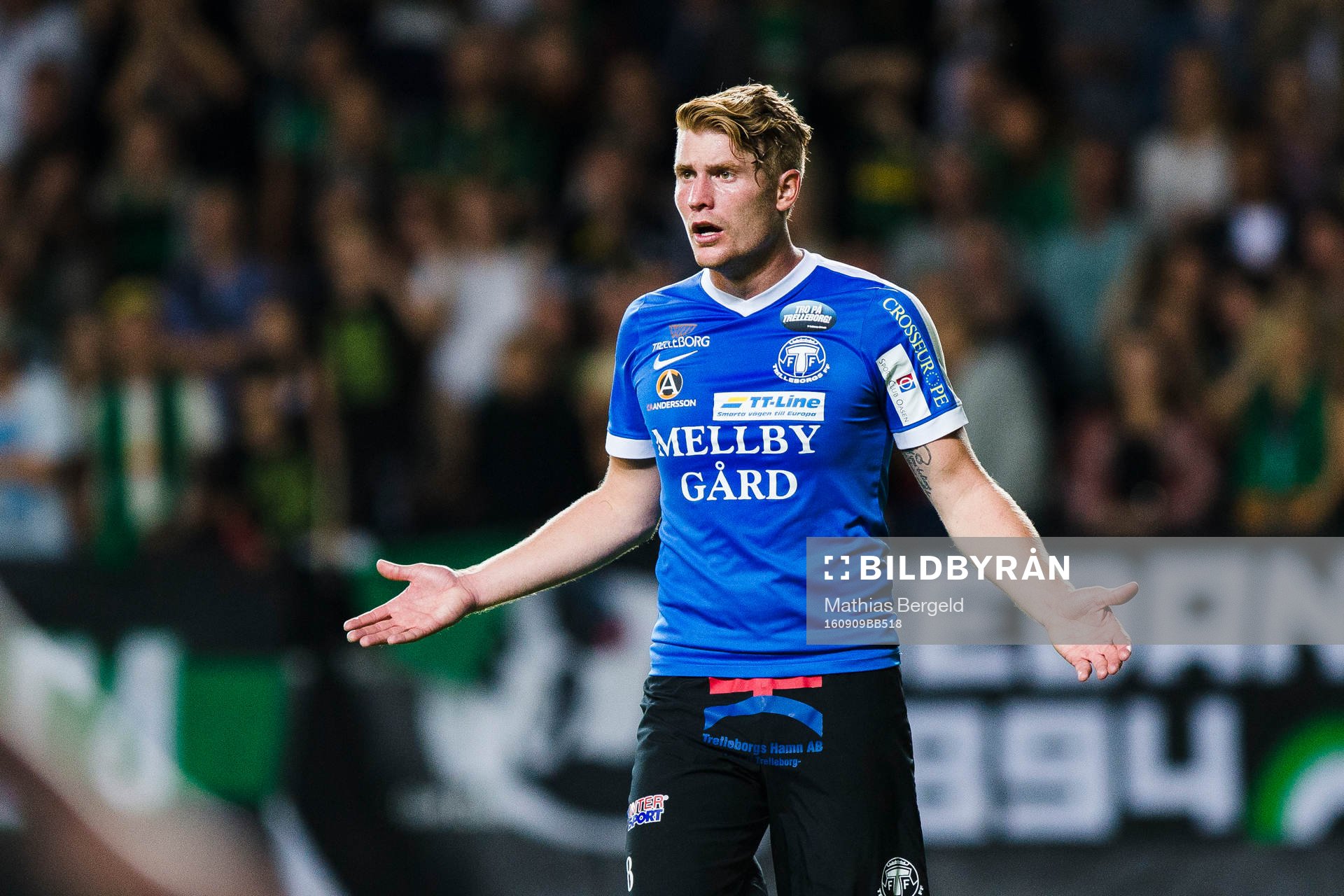 Trelleborgs Robin Andersson reagerar