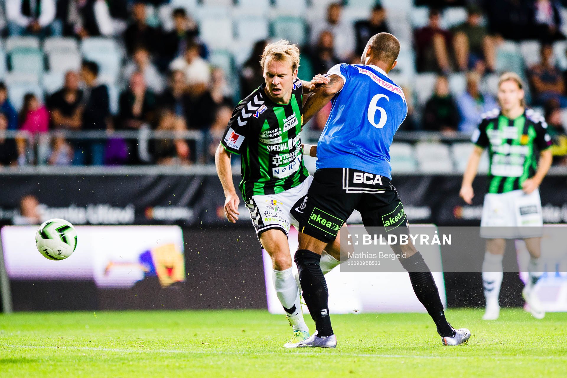 GAIS Craig Henderson och Trelleborgs Salif Camara Jönsson