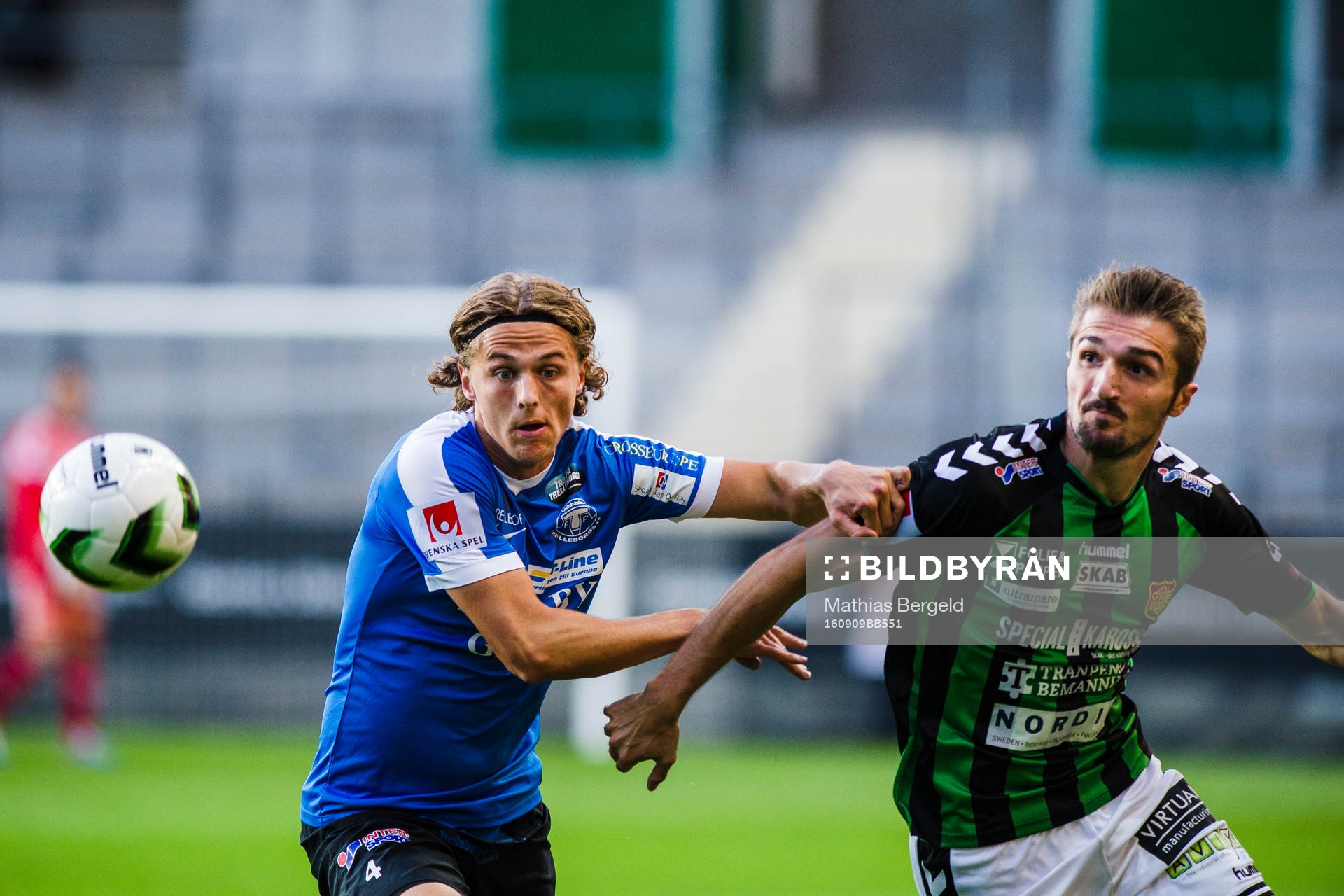 Trelleborgs Jacob Palander och GAIS Dardan Rexhepi