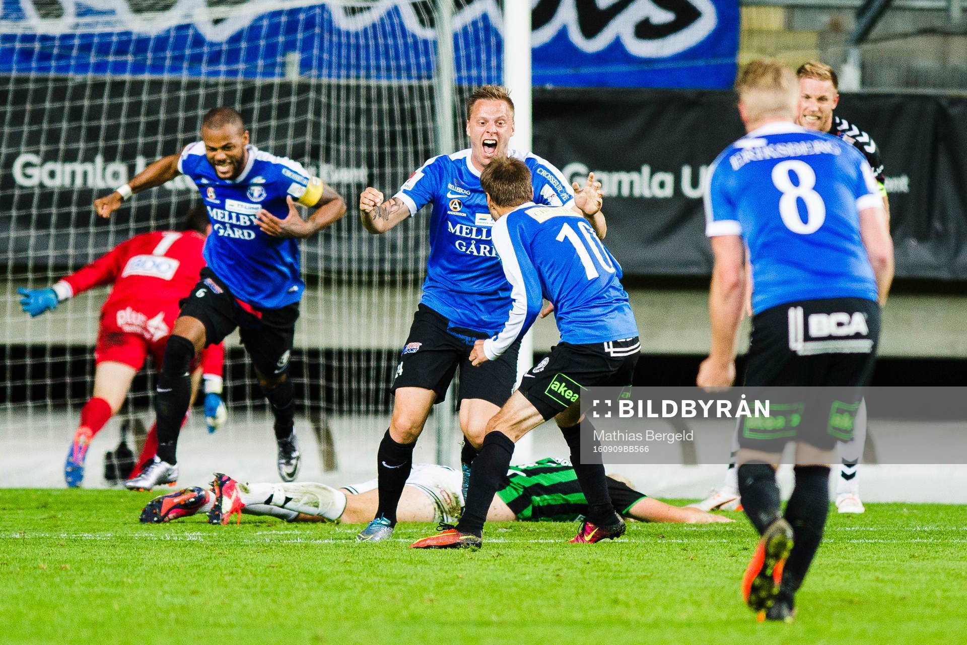 Trelleborgs Salif Camara Jönsson och Zoran Jovanovic
