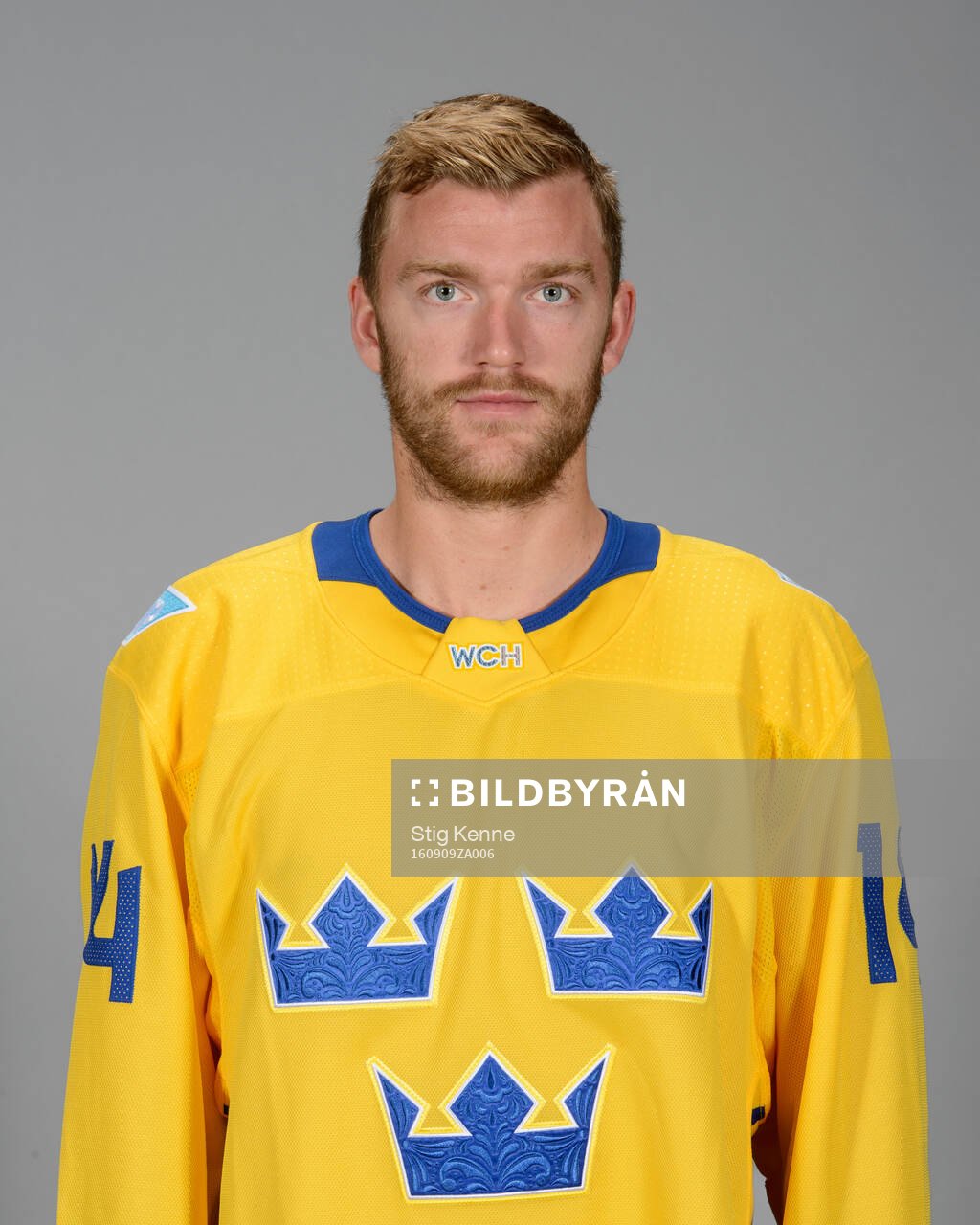 Mattias Ekholm of Sweden poses for a portrait