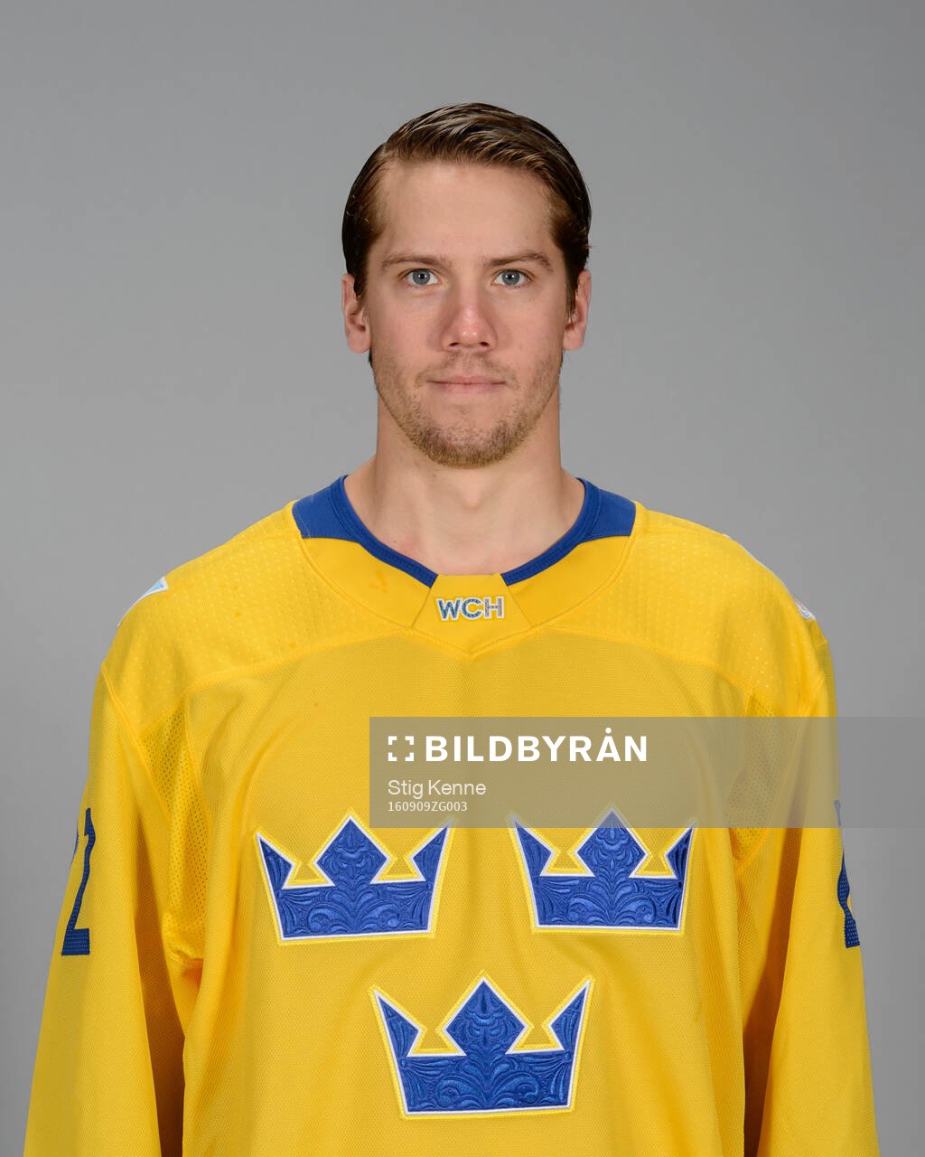 Goaltender Jacob Markström of Sweden poses for a portrait