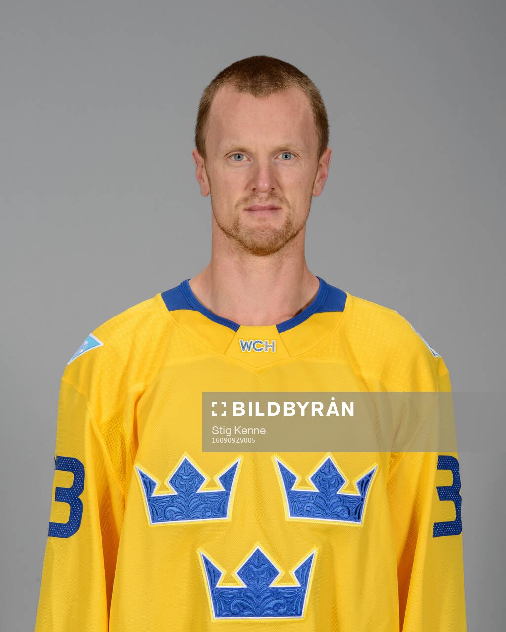 Henrik Sedin of Sweden poses for a portrait