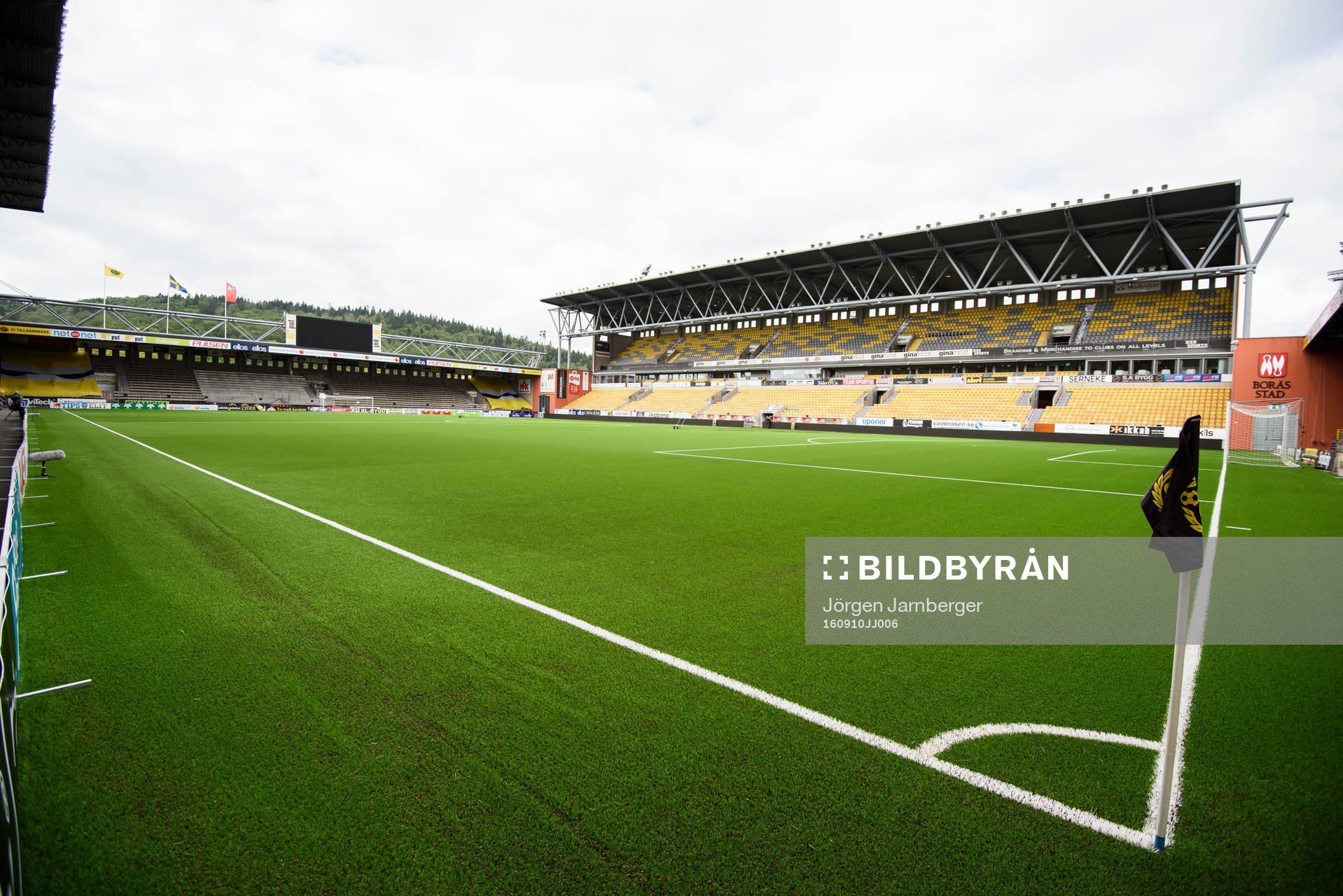 Borås arena innan fotbollsmatchen i Allsvenskan mellan