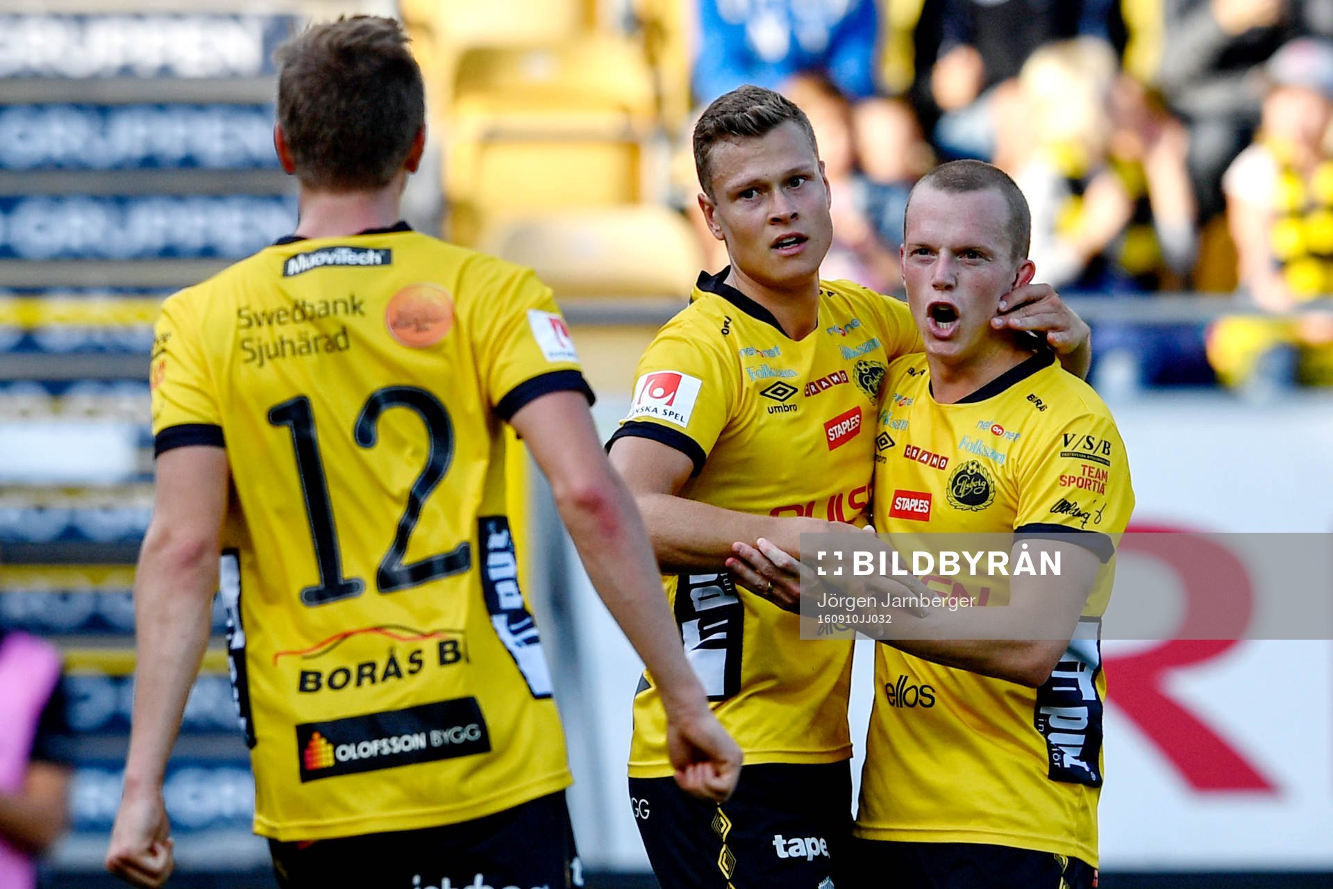 Elfsborgs Joakim Nilsson, Viktor Claesson och Daniel