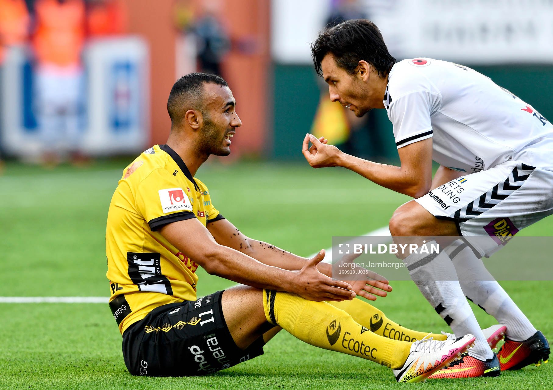 Elfsborgs Issam Jebali och Kalmars Emin Nouri