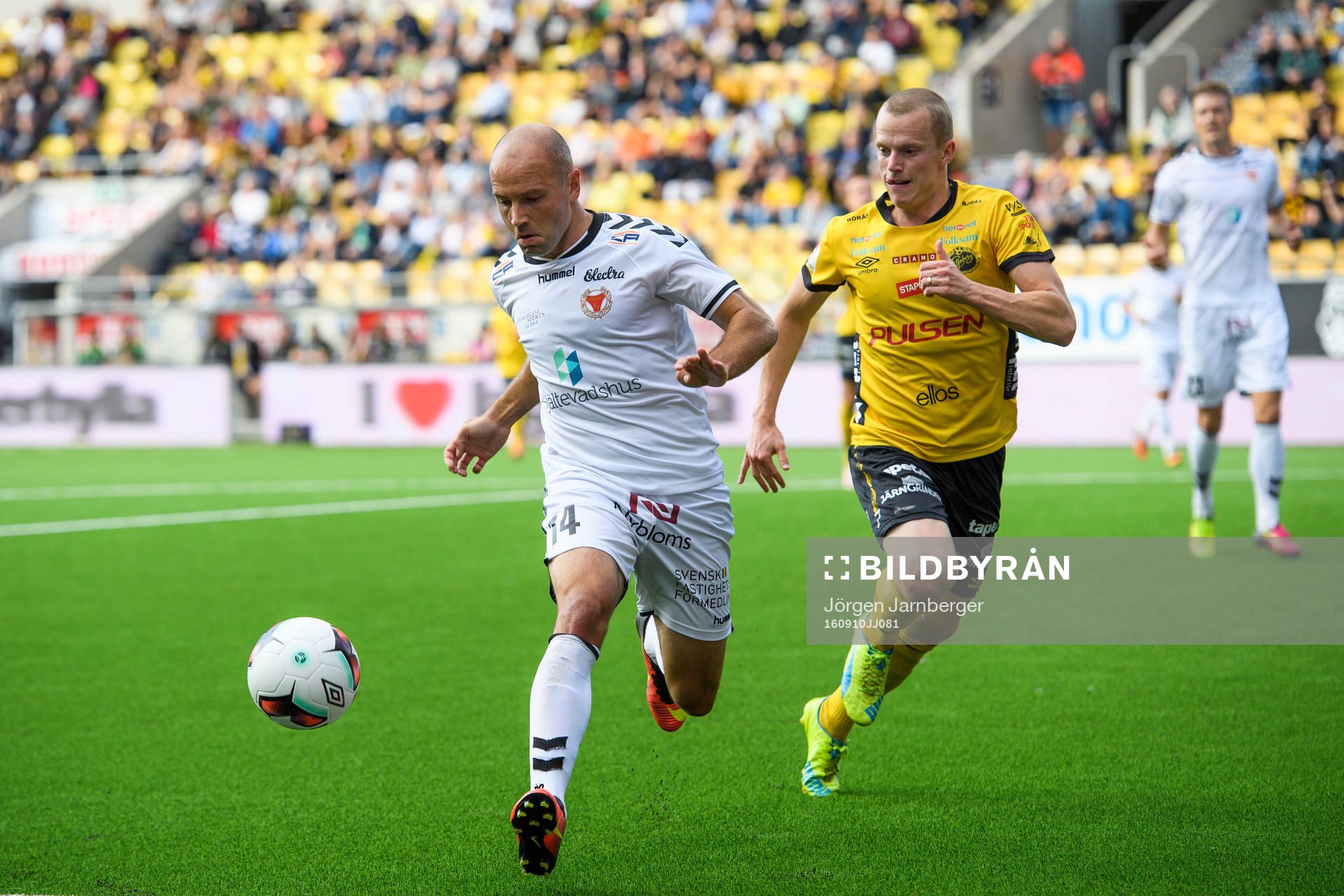 Kalmars Stefan Larsson och Elfsborgs Daniel Gustavsson