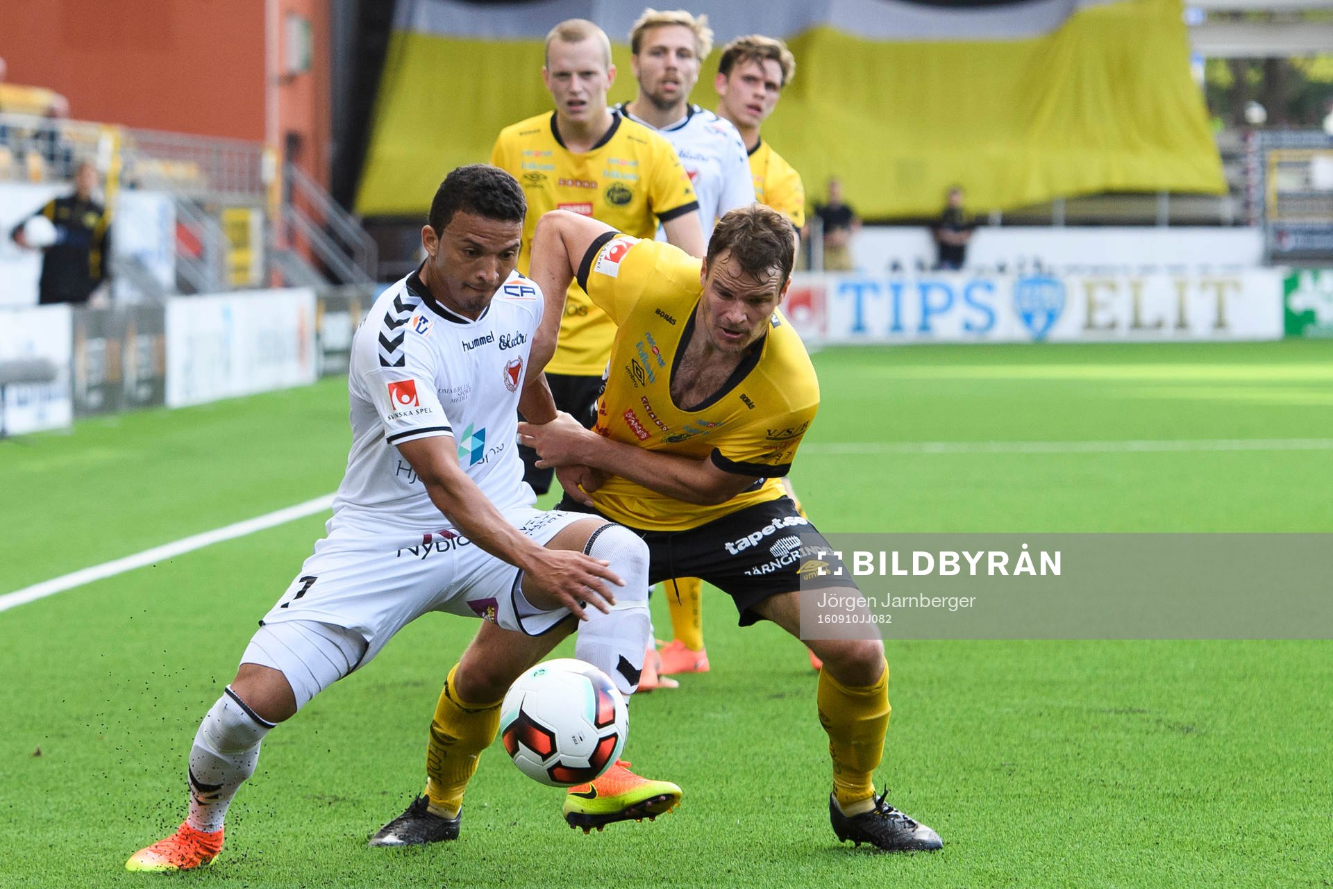 Kalmars Ismael Silva Lima och Elfsborgs Henning Hauger