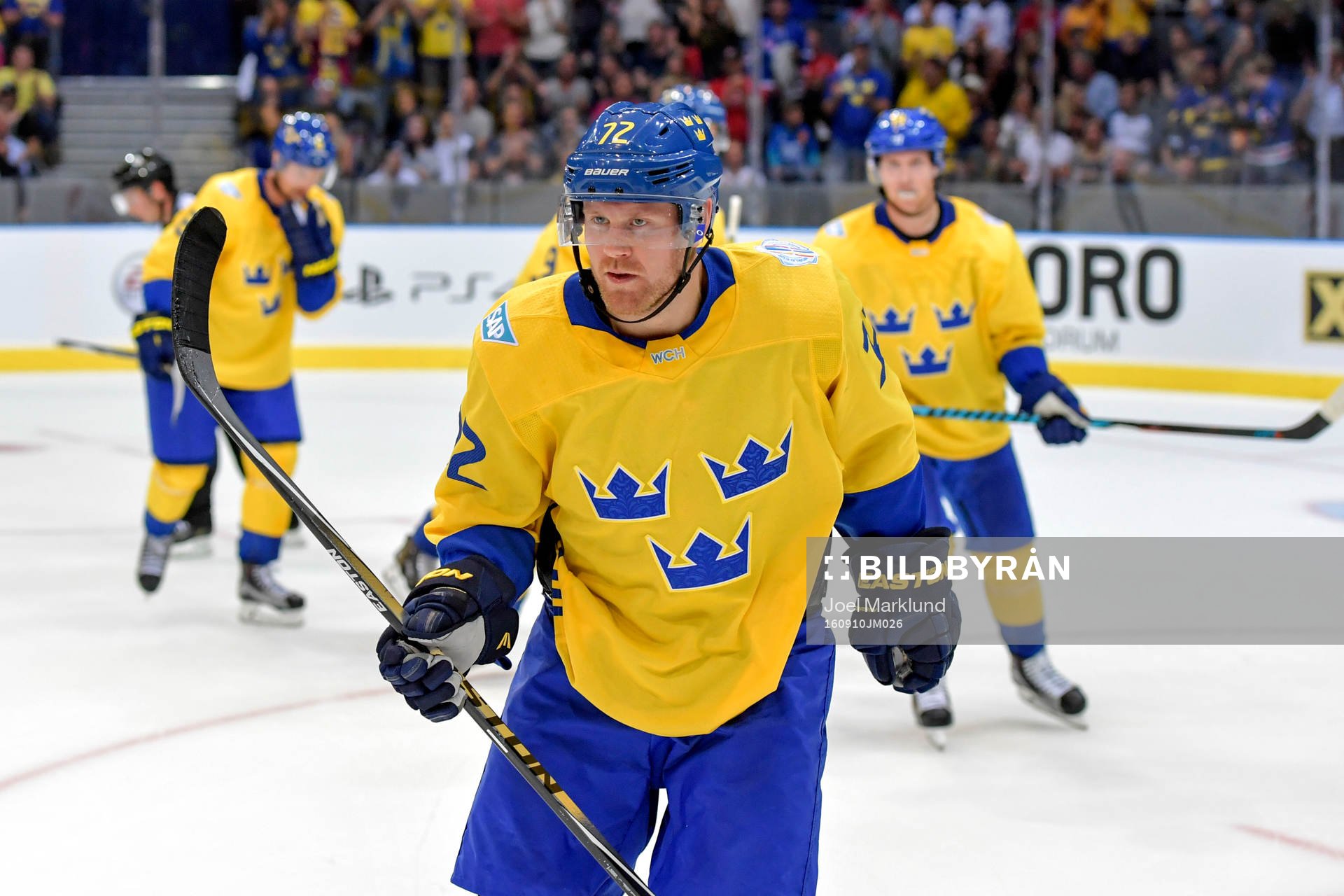 Sveriges Patric Hörnqvist jublar