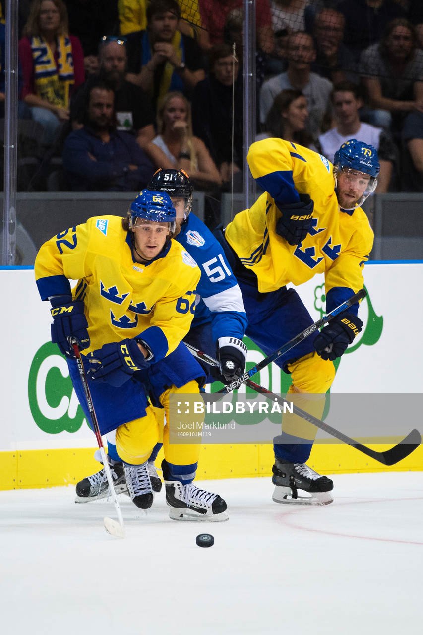 Sveriges Carl Hagelin och Victor Hedman utmanar Finlands