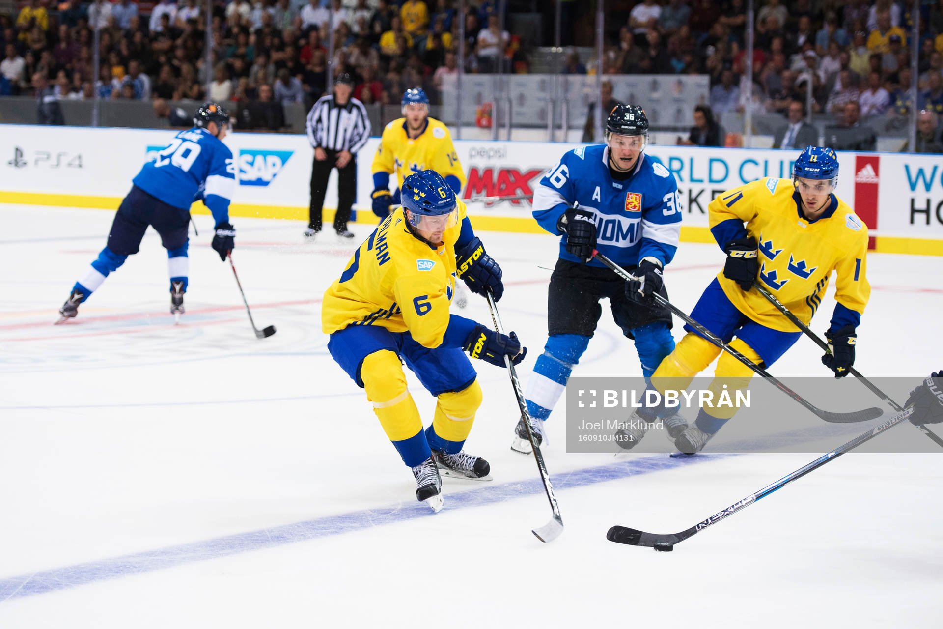 Sveriges Anton Strålman och Mikael Backlund utmanar