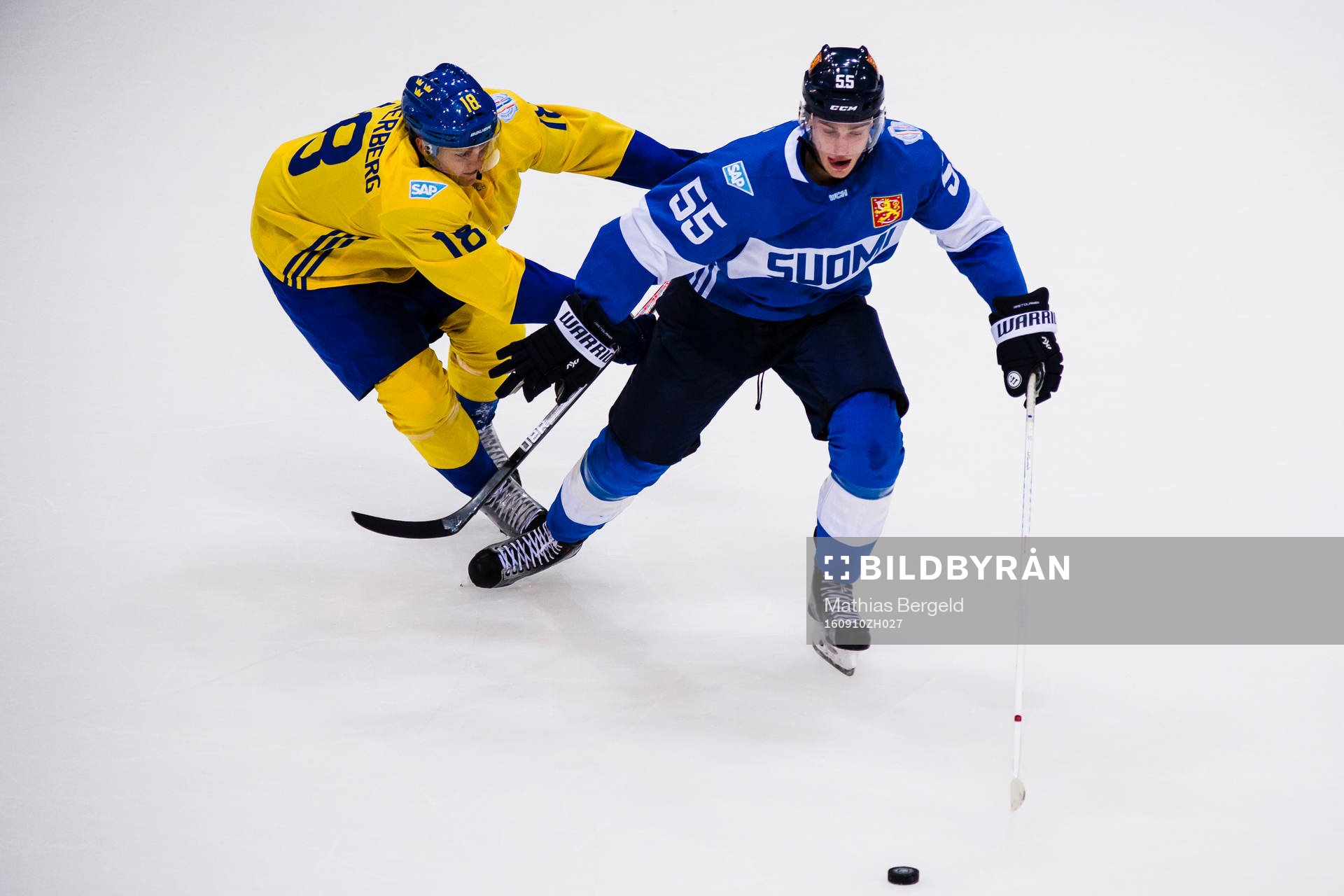 Sveriges Jakob Silfverberg och Finlands Rasmus Ristolainen