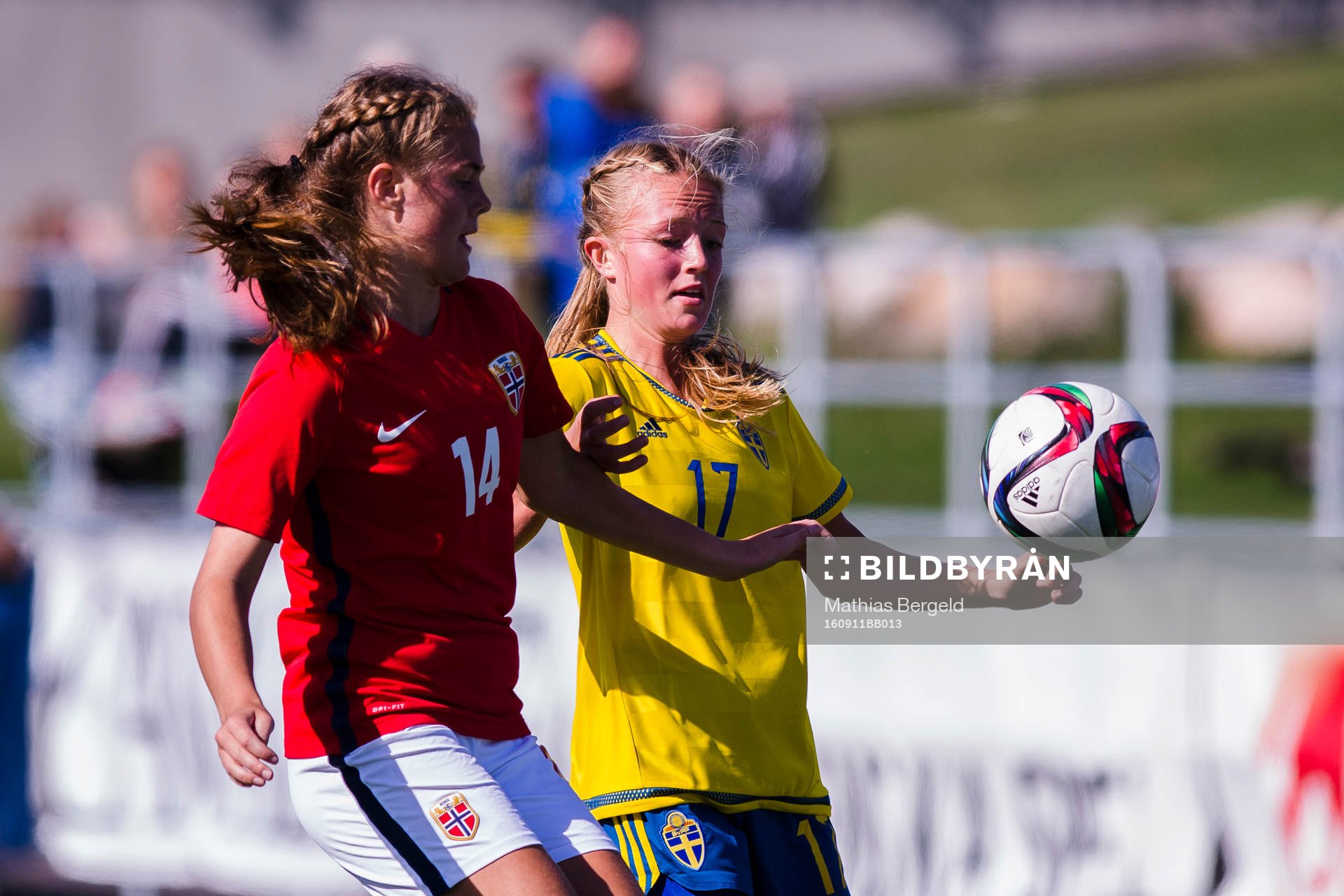 Norges Marthine Ostenstad och Sveriges Amanda Bergström