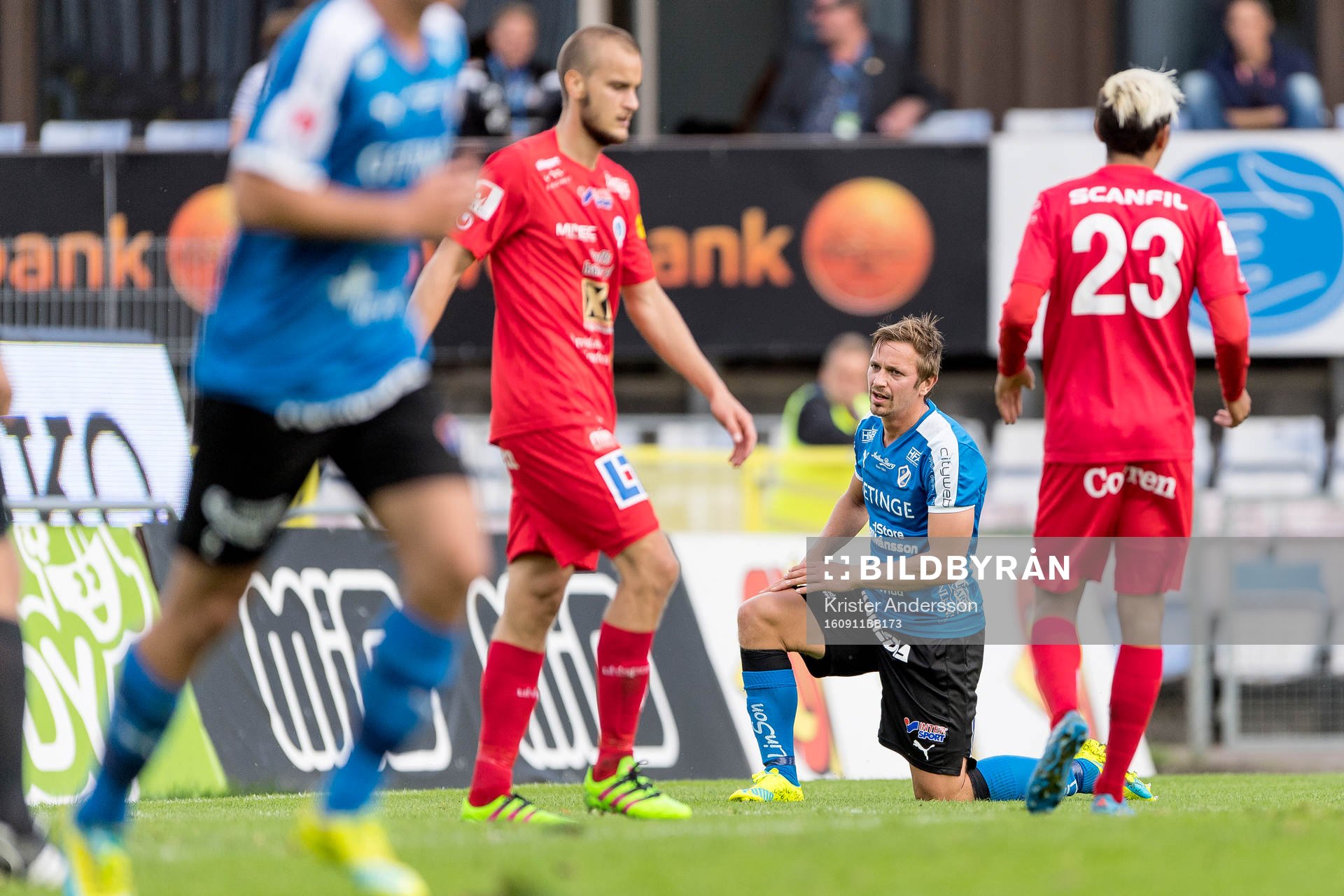 Halmstads Fredrik Olsson deppar