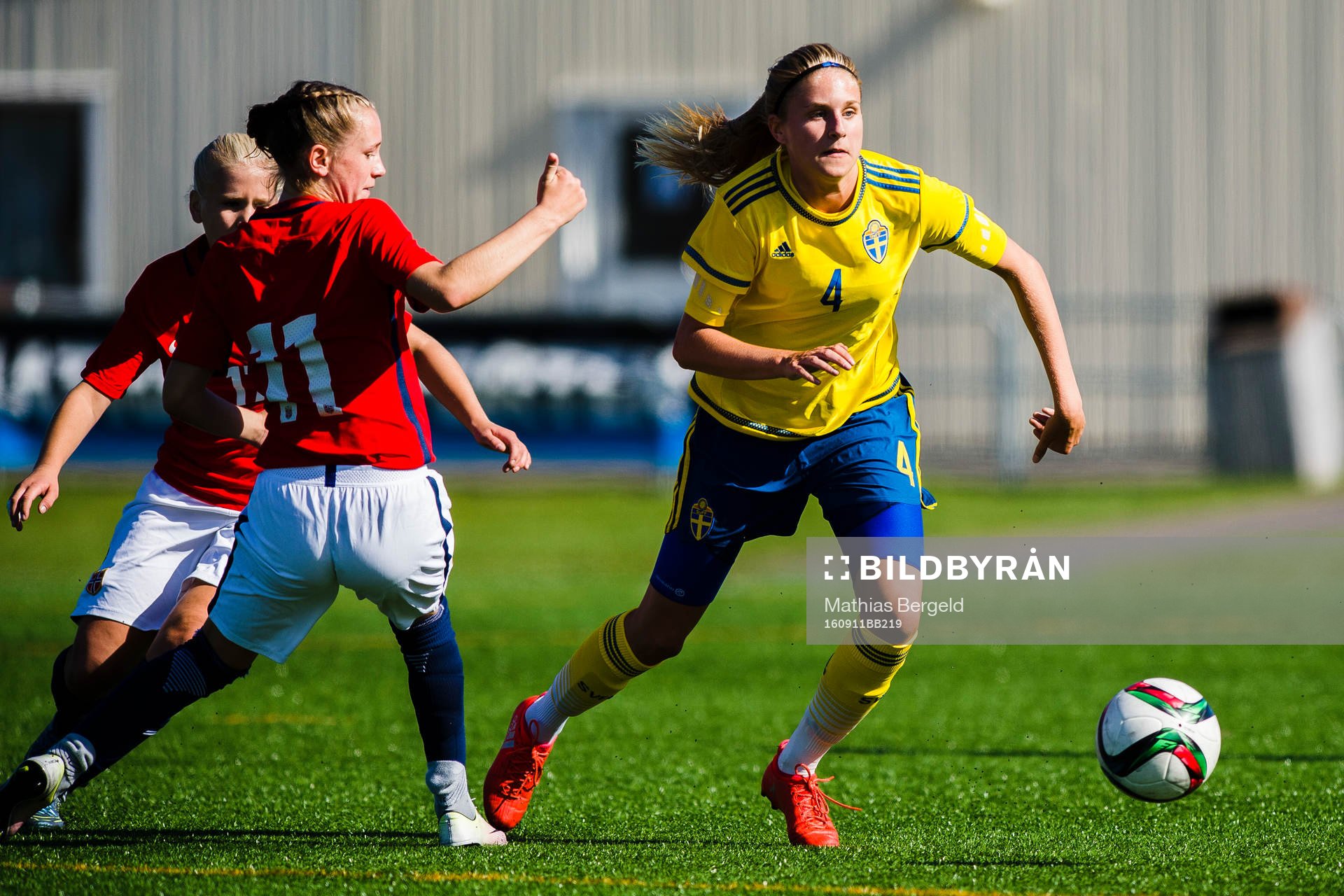 Norges Elisabeth Terland och Sveriges Kajsa Lang