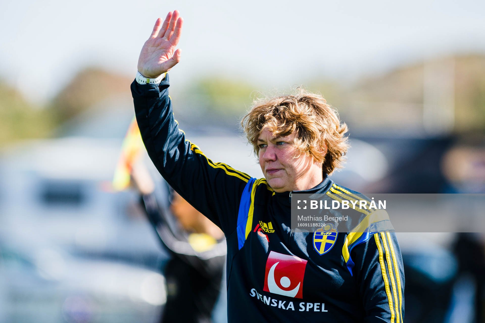 Sveriges förbundskapten Katarina Dunder Olsson