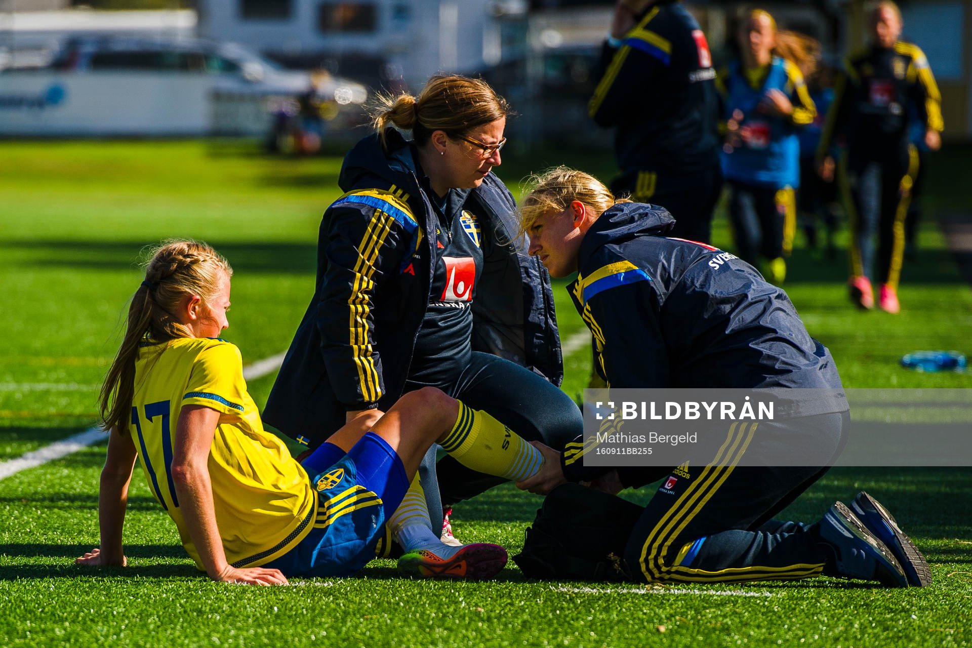Sveriges Amanda Bergström får vård