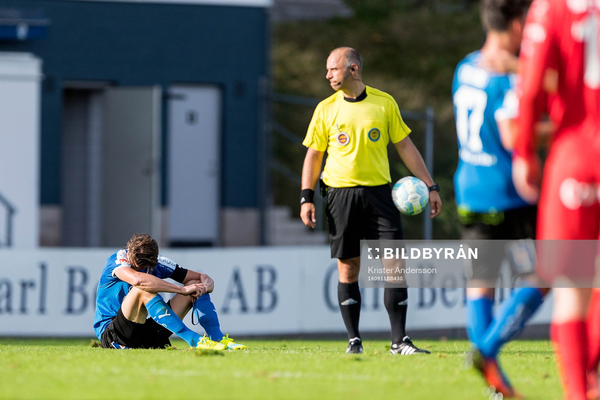 Halmstads Fredrik Liverstam deppar
