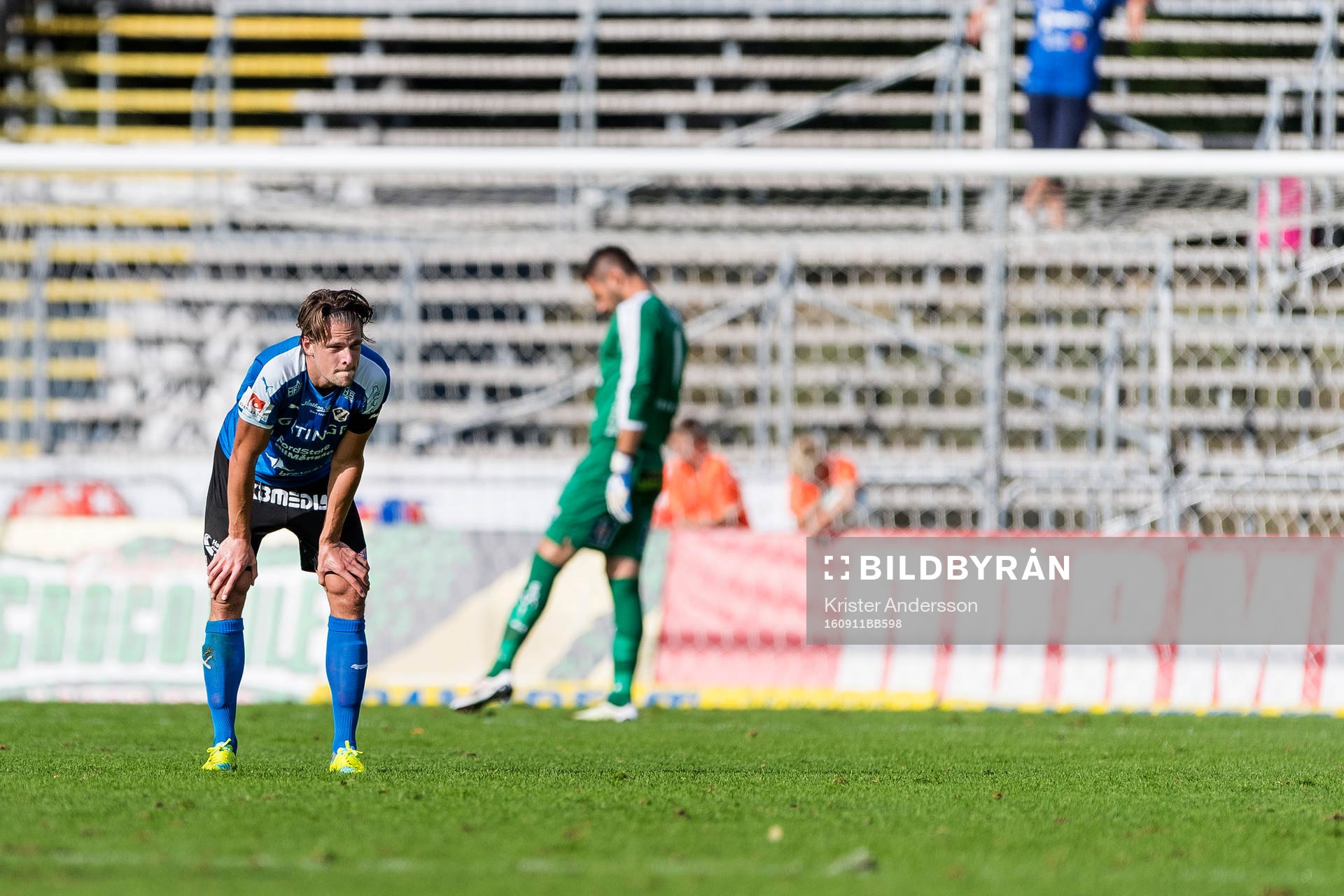 Halmstads Fredrik Liverstam deppar