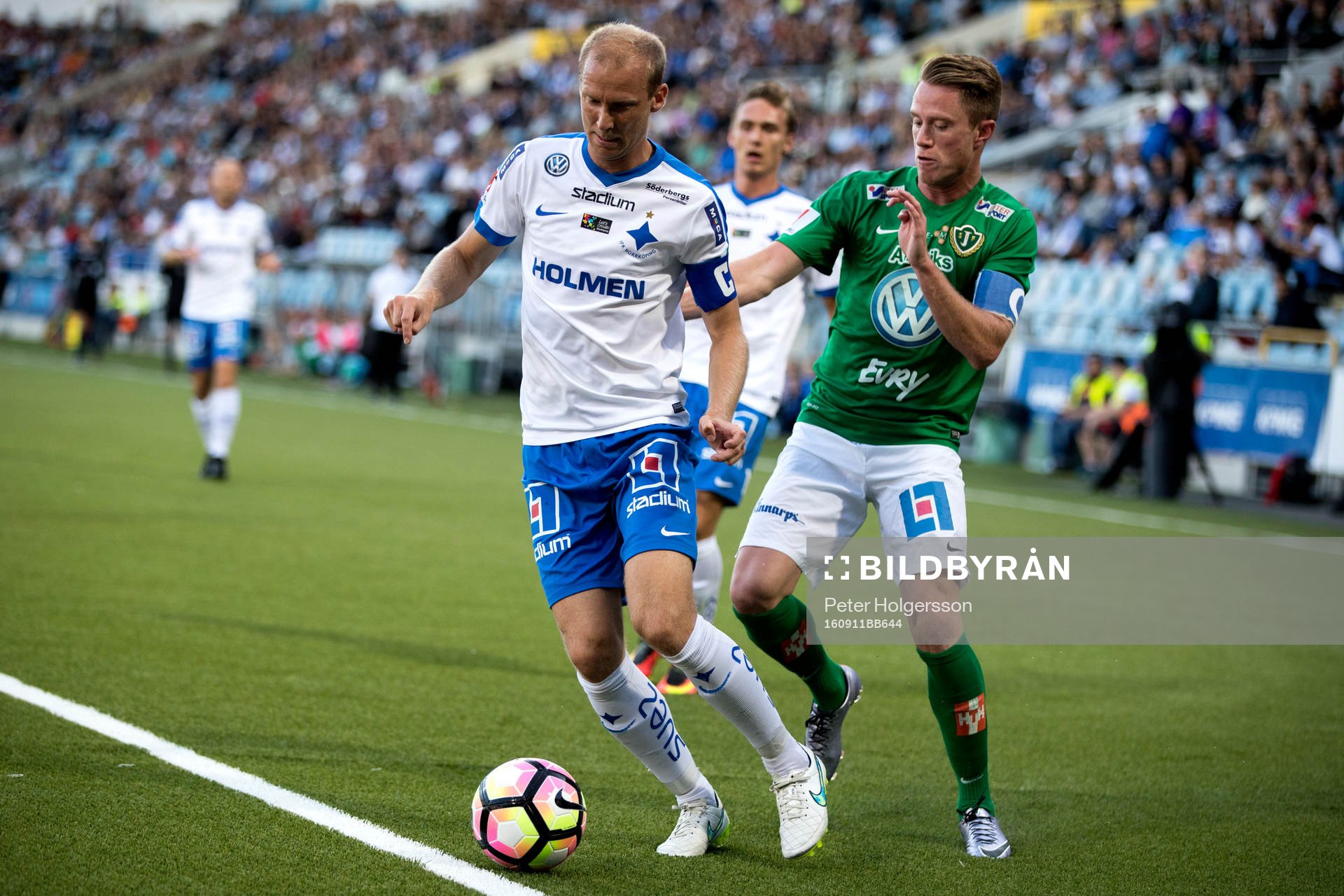 Norrköpings Andreas Johansson och Jönköpings Tommy Thelin