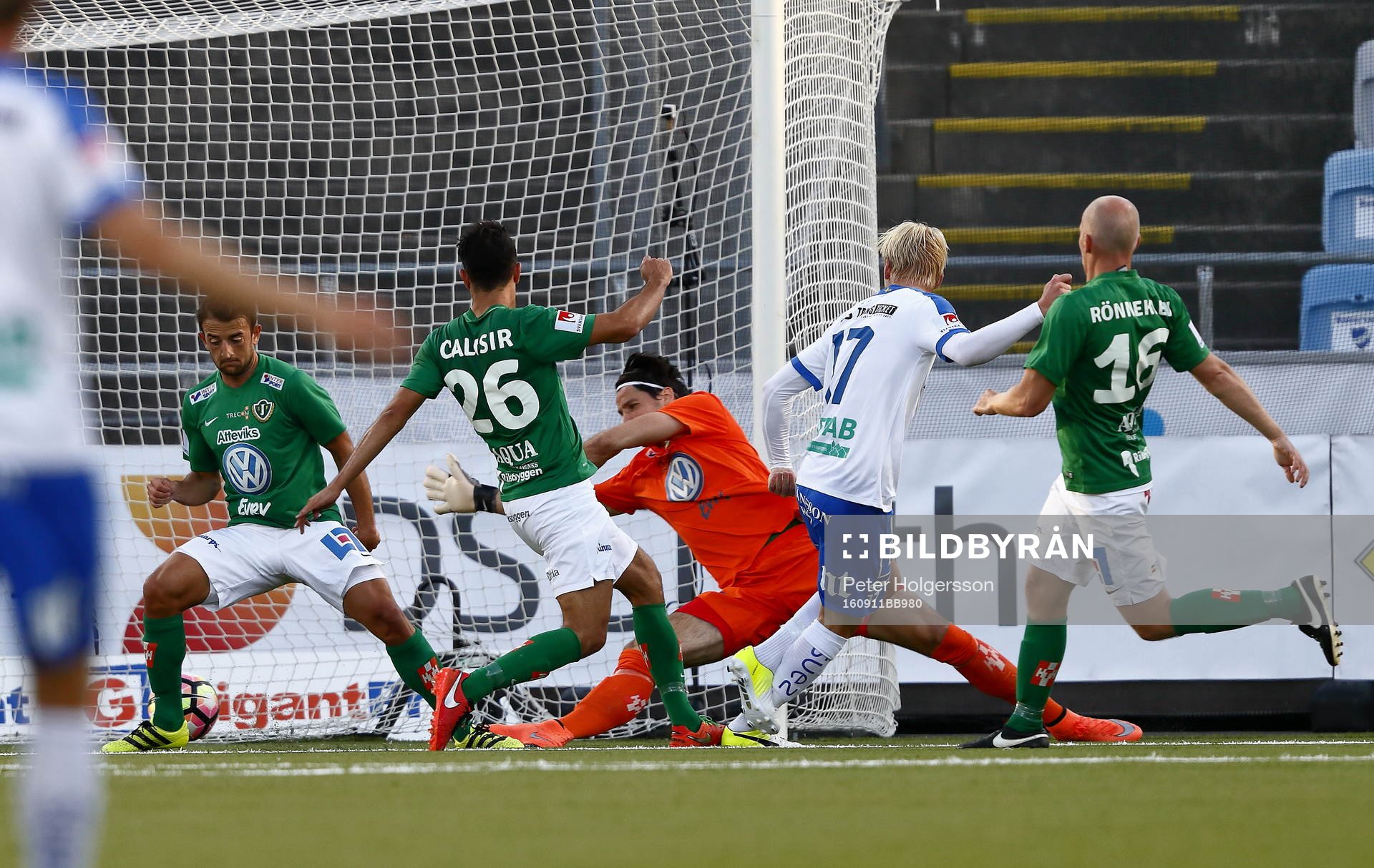Mål 3-0 av Norrköpings Karl Holmberg