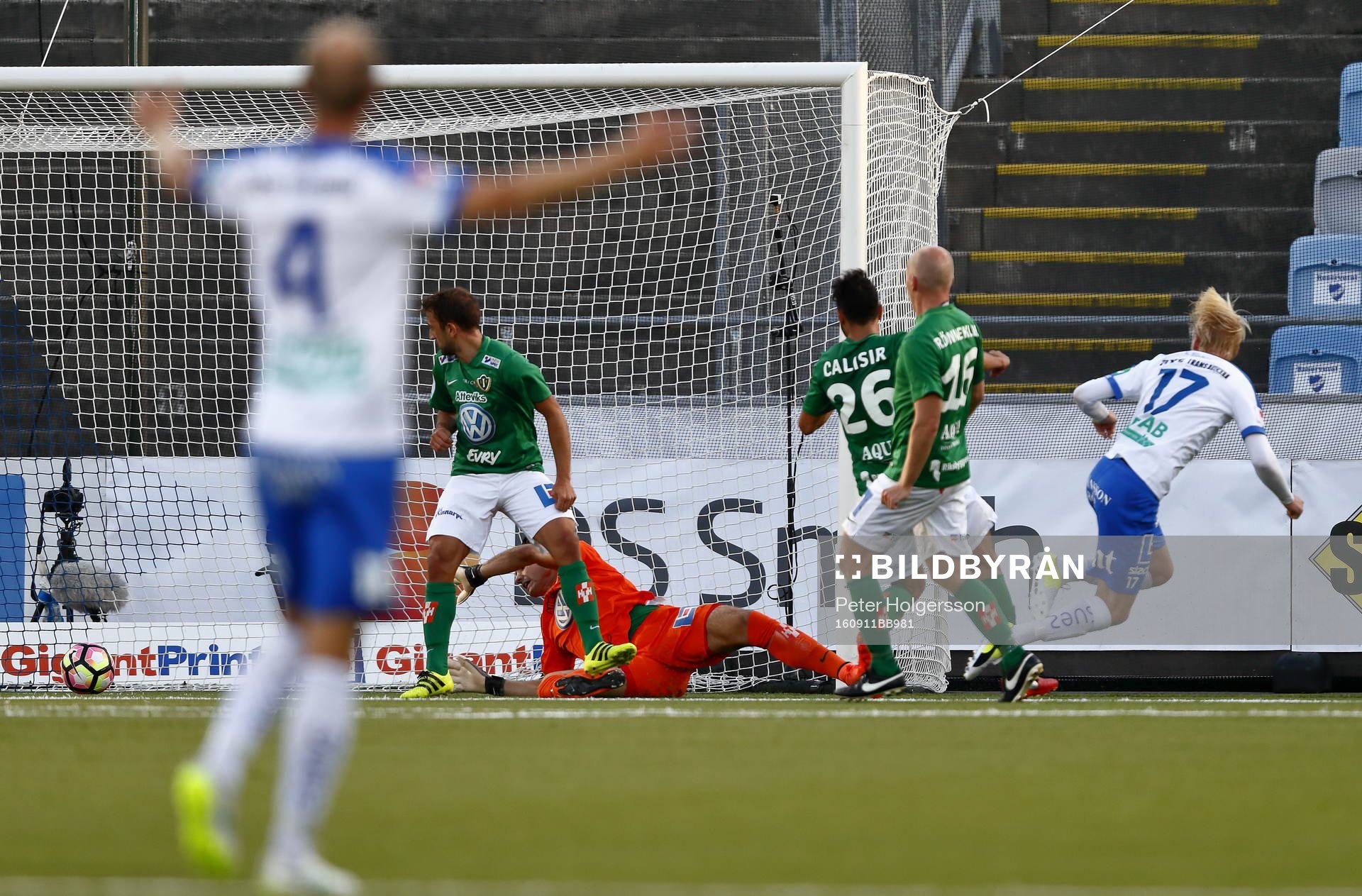 Mål 3-0 av Norrköpings Karl Holmberg