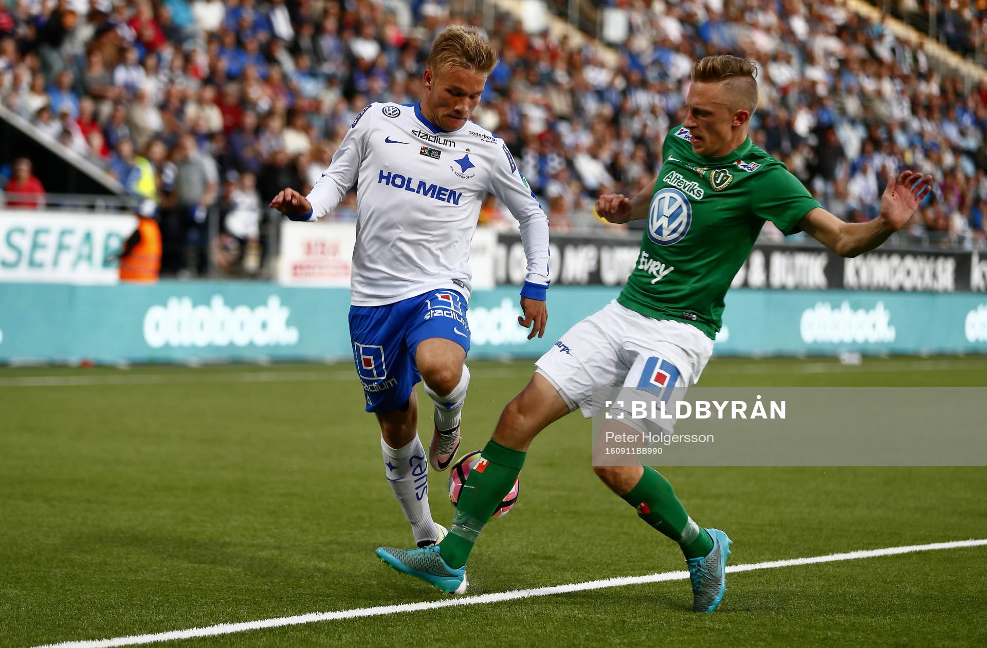 Norrköpings Nicklas Bärkroth och Jönköpings Tommy Thelin