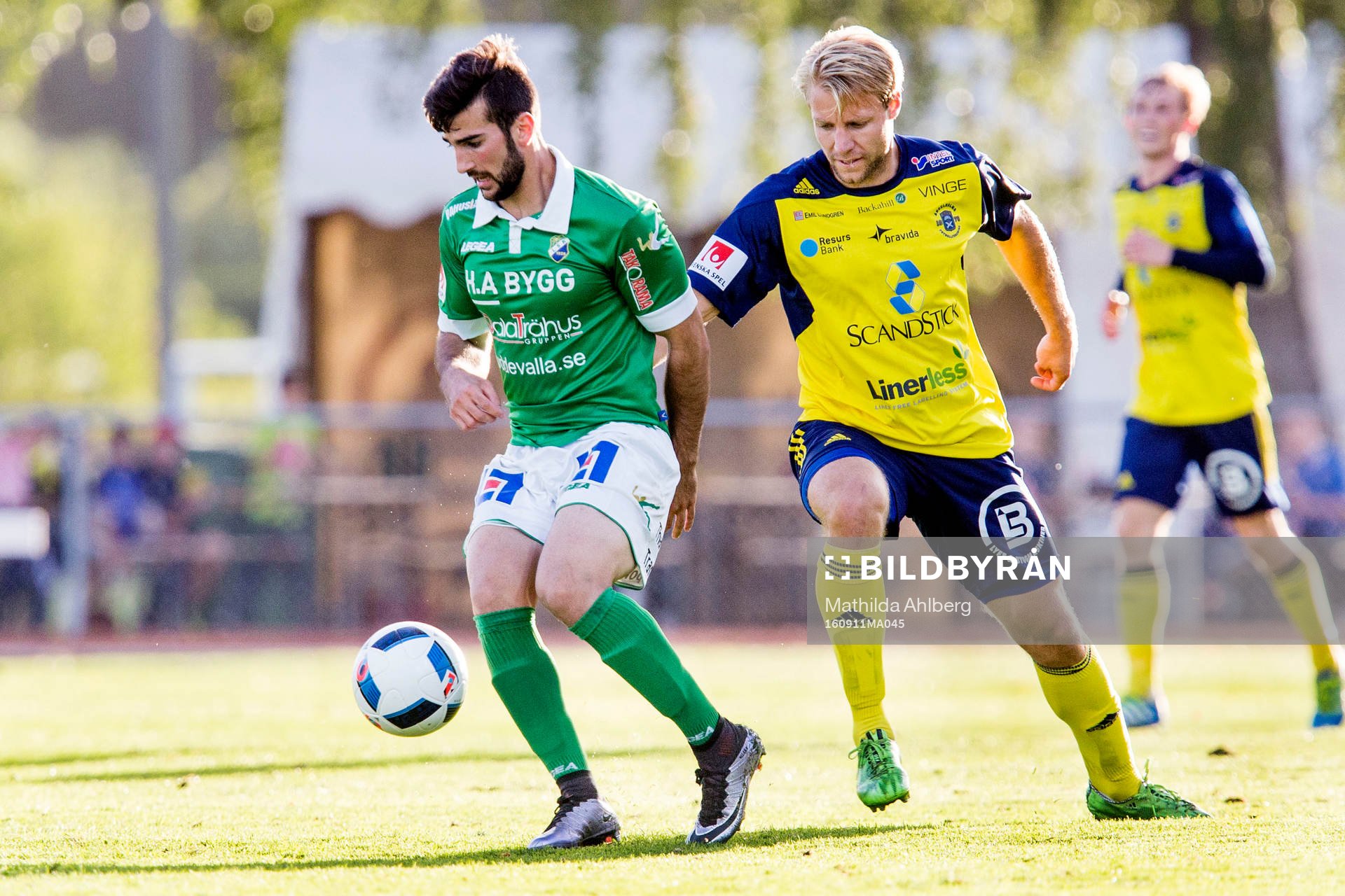 Ljungskiles Allan Mohideen och Ängelholms Fredrik Karlsson
