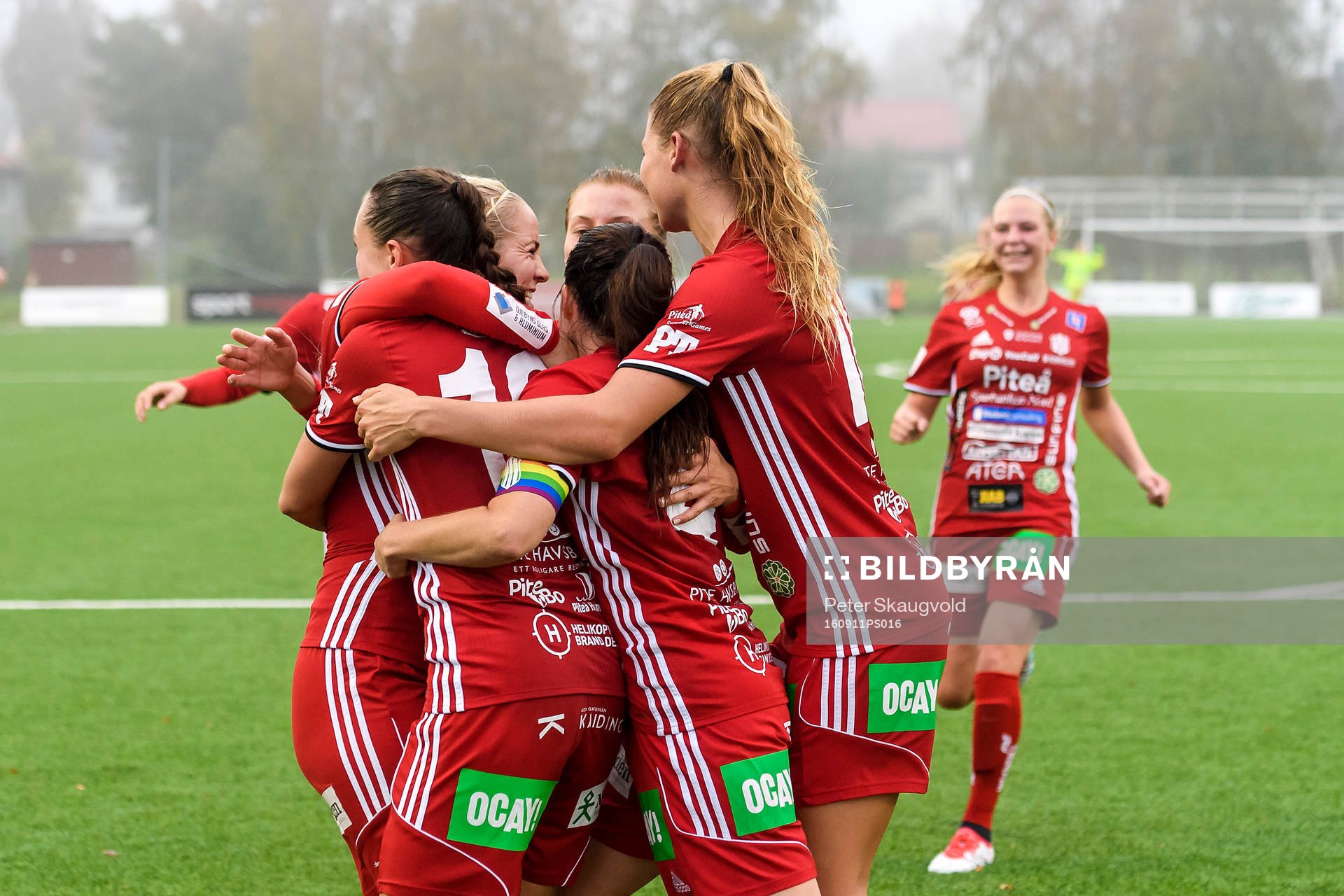Piteåspelarna jublar