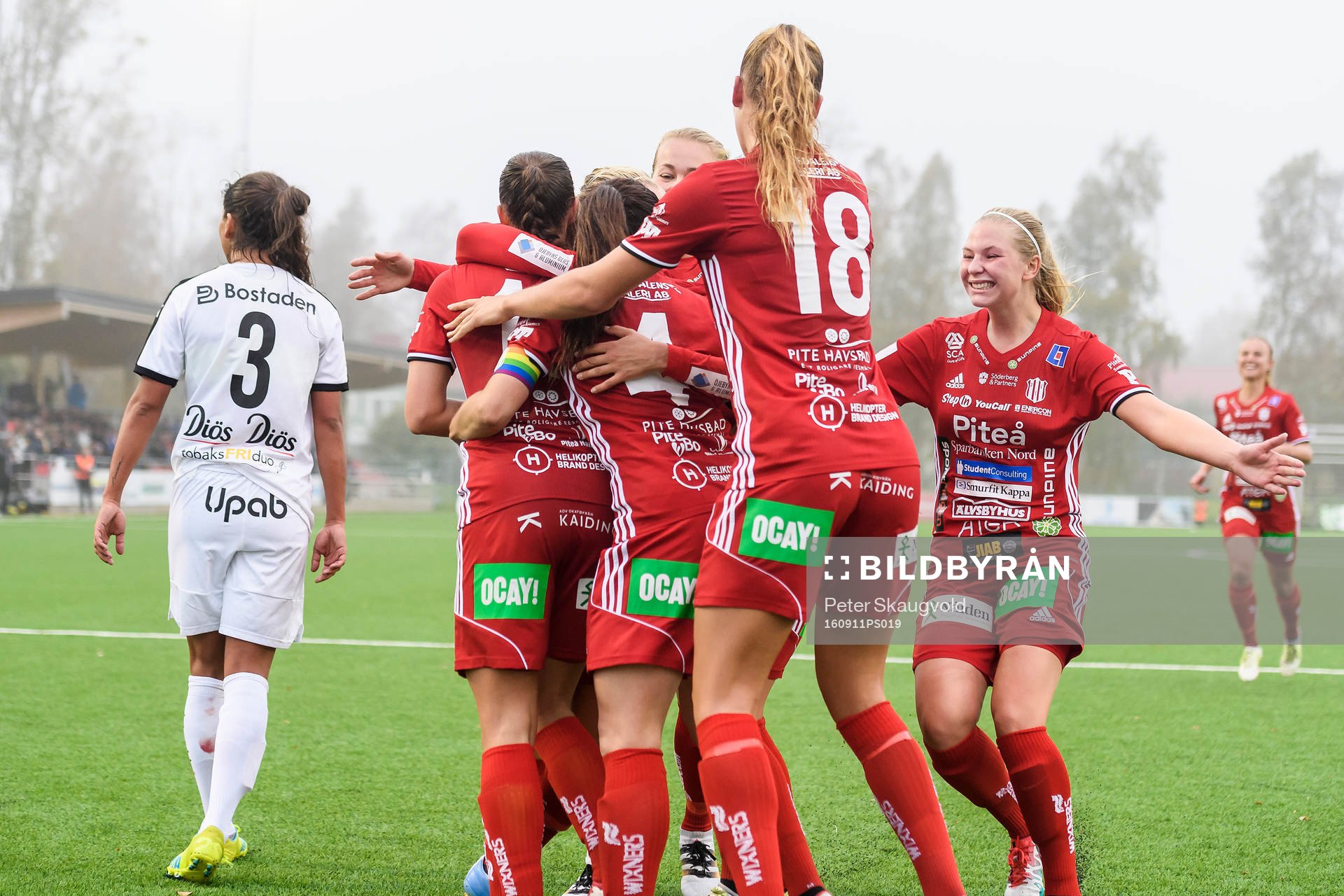 Piteåspelarna jublar