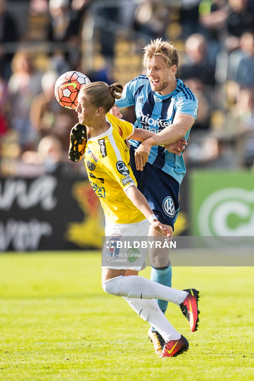 Falkenbergs Jesper Karlsson och Djurgårdens Niklas