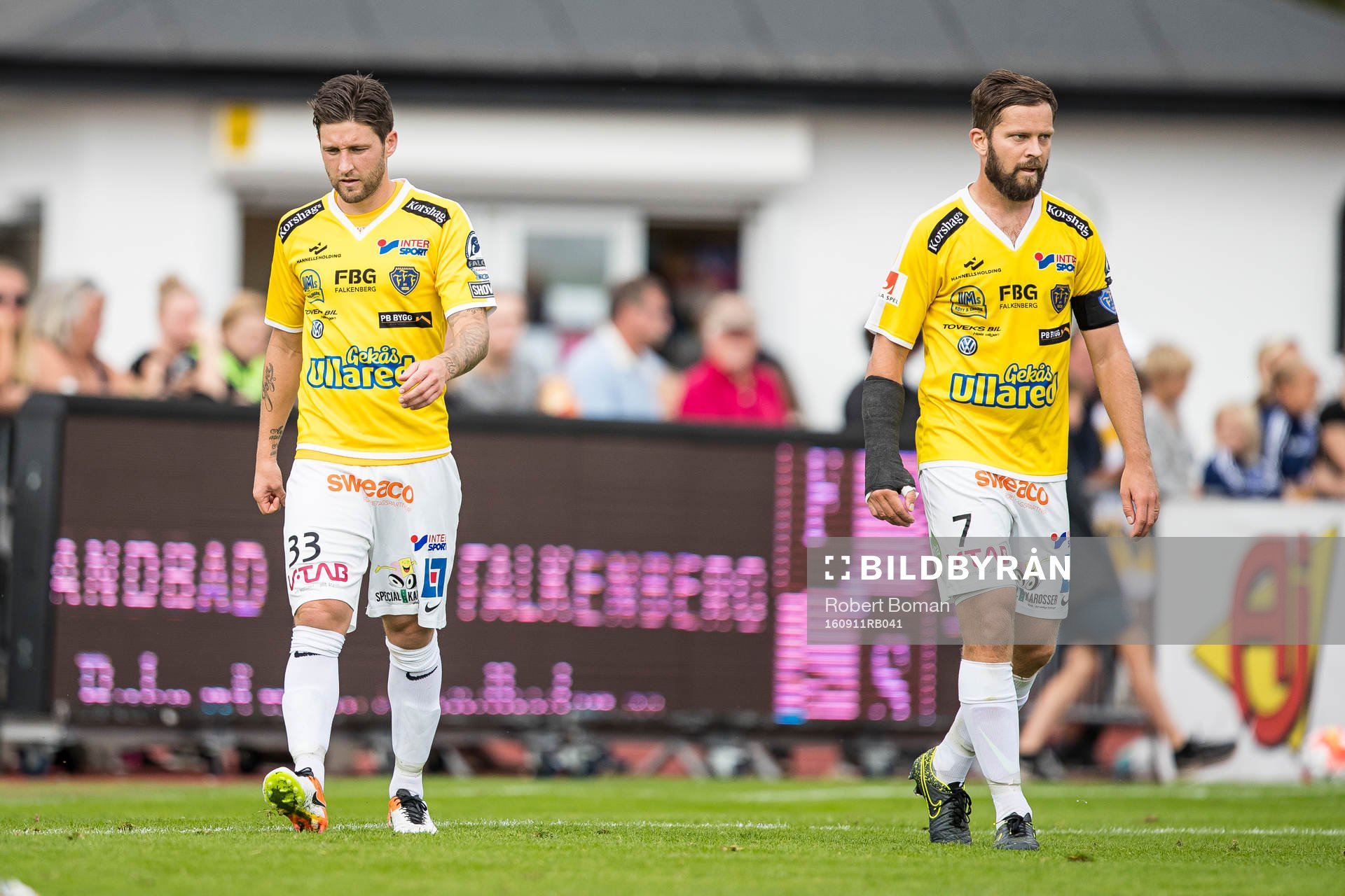 Falkenbergs Tibor Joza och David Svensson deppar