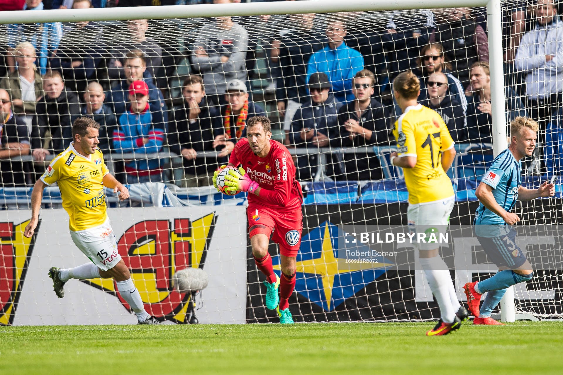 Falkenbergs Stefan Rodevåg och Djurgårdens målvakt