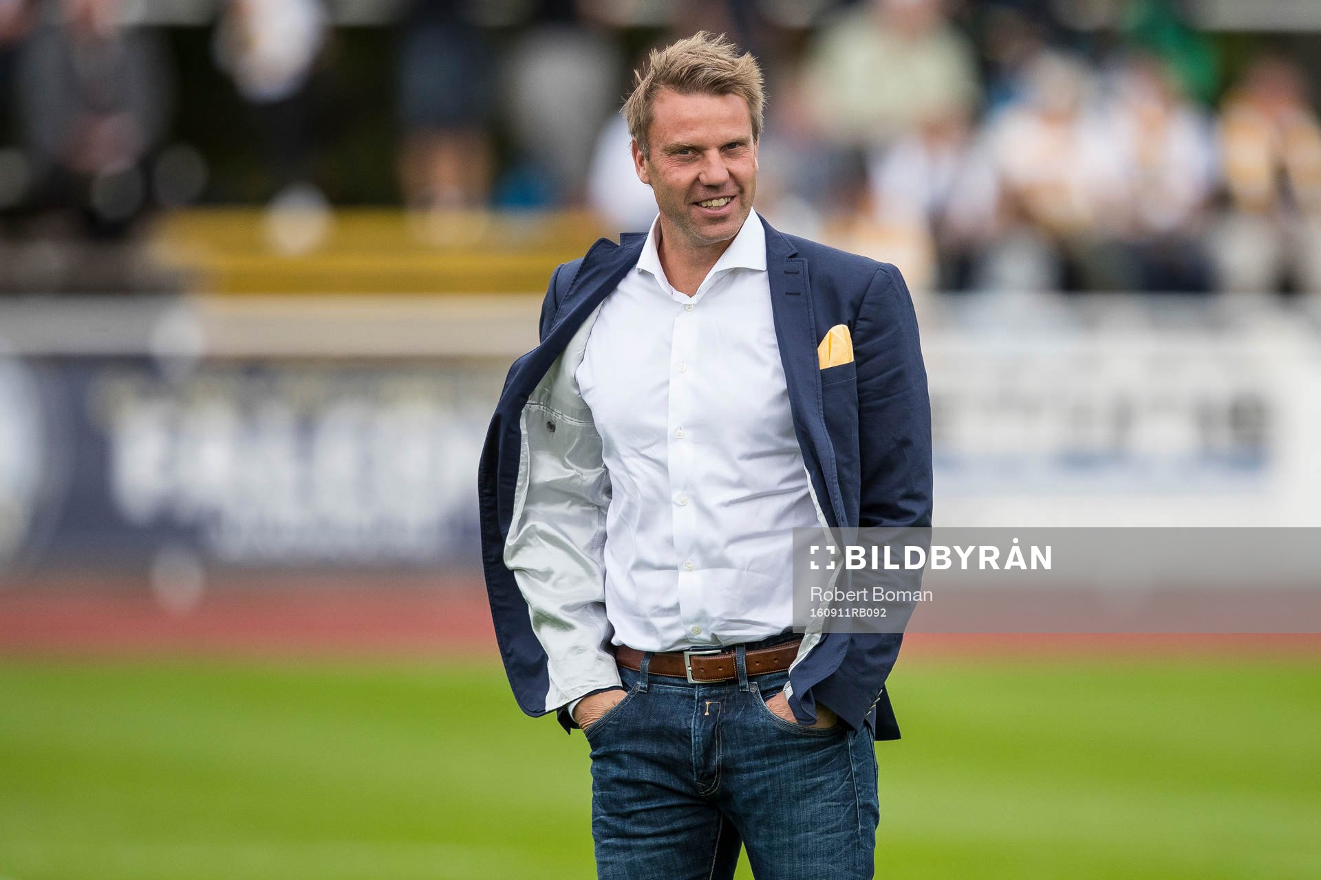 Falkenbergs tränare Hans Eklund