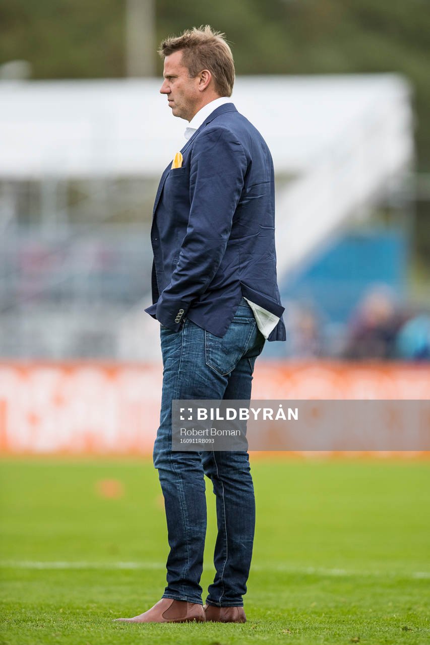 Falkenbergs tränare Hans Eklund