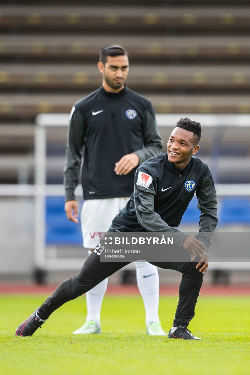 Falkenbergs Amin Nazari och Enock Kwakwa