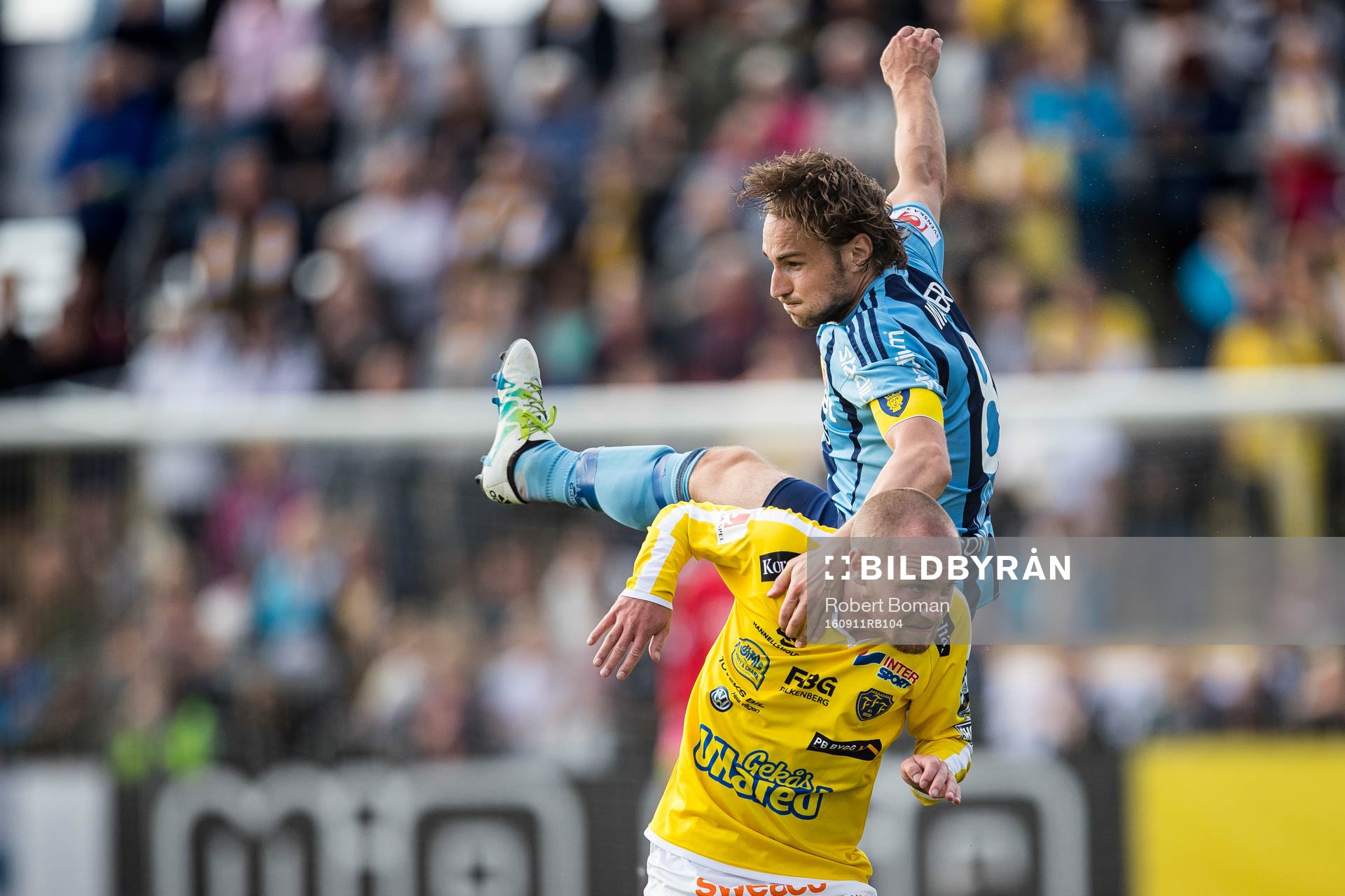 Djurgårdens Kevin Walker och Falkenbergs Christoffer