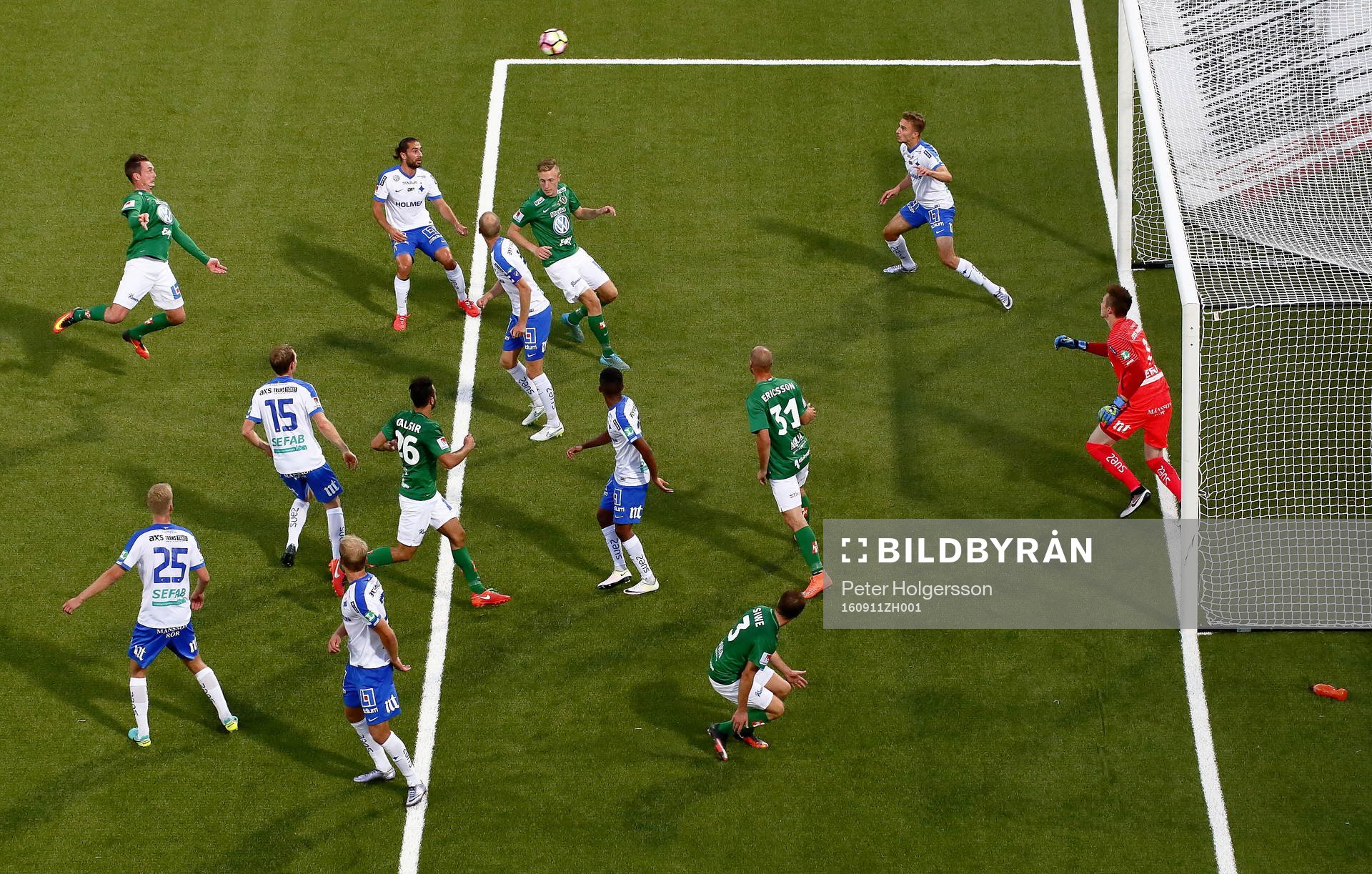 Mål 5-1 av Jönköpings Daryl Smylie