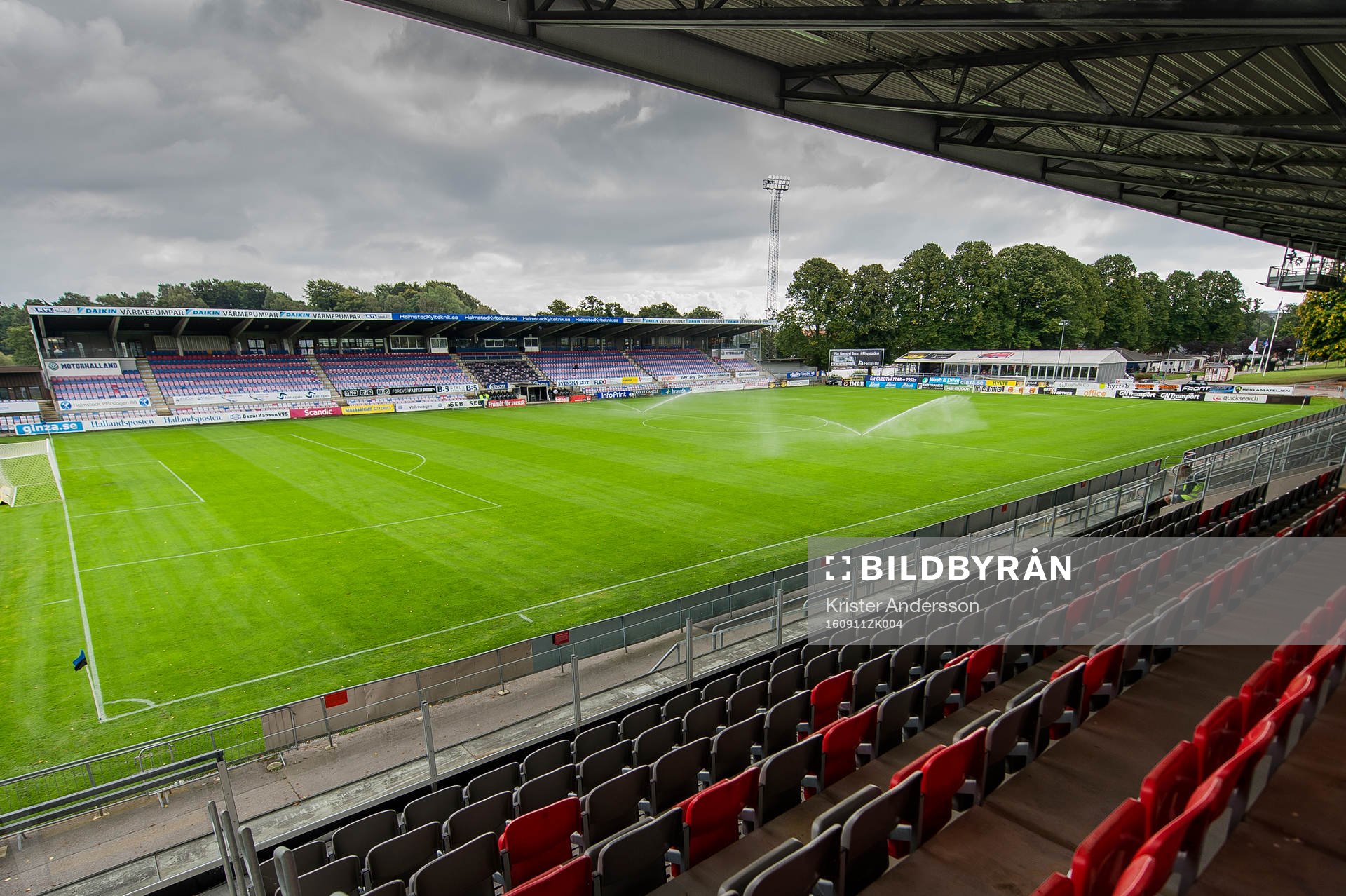 Örjans Vall före fotbollsmatchen i Superettan mellan