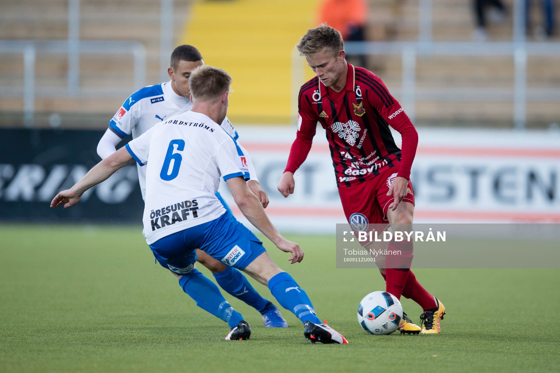 Östersunds Dennis Widgren mot Helsingborgs Andreas Landgren